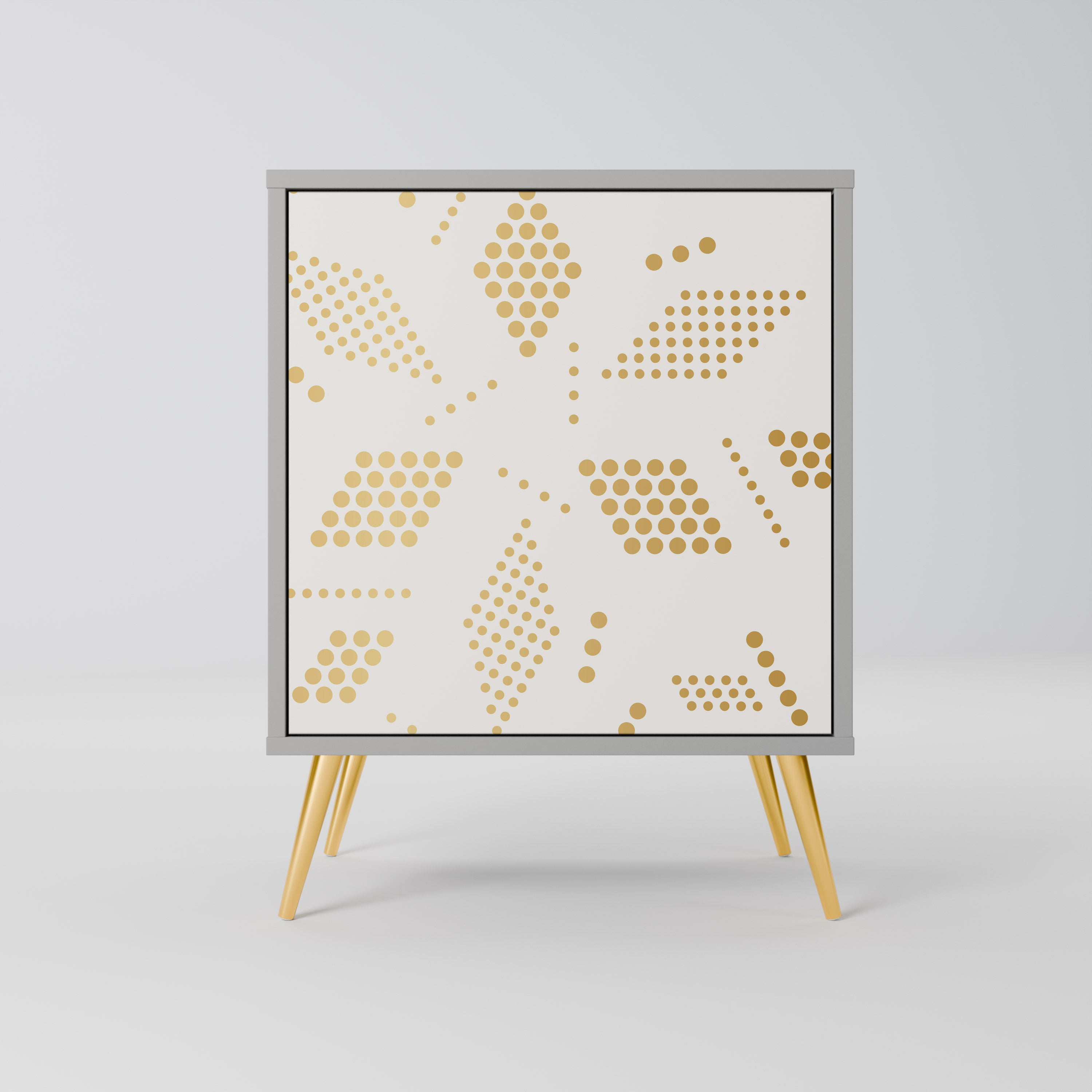 Aparador SPOTTED DAZE de 1 puerta en acabado gris