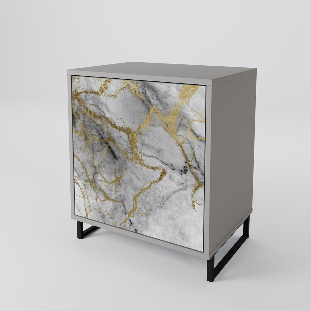 Aparador TIMELESS GLIDE de 1 puerta en acabado gris