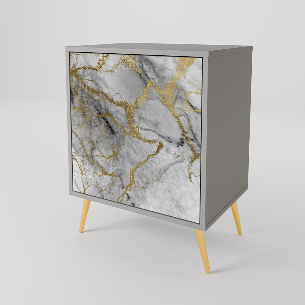 Aparador TIMELESS GLIDE de 1 puerta en acabado gris