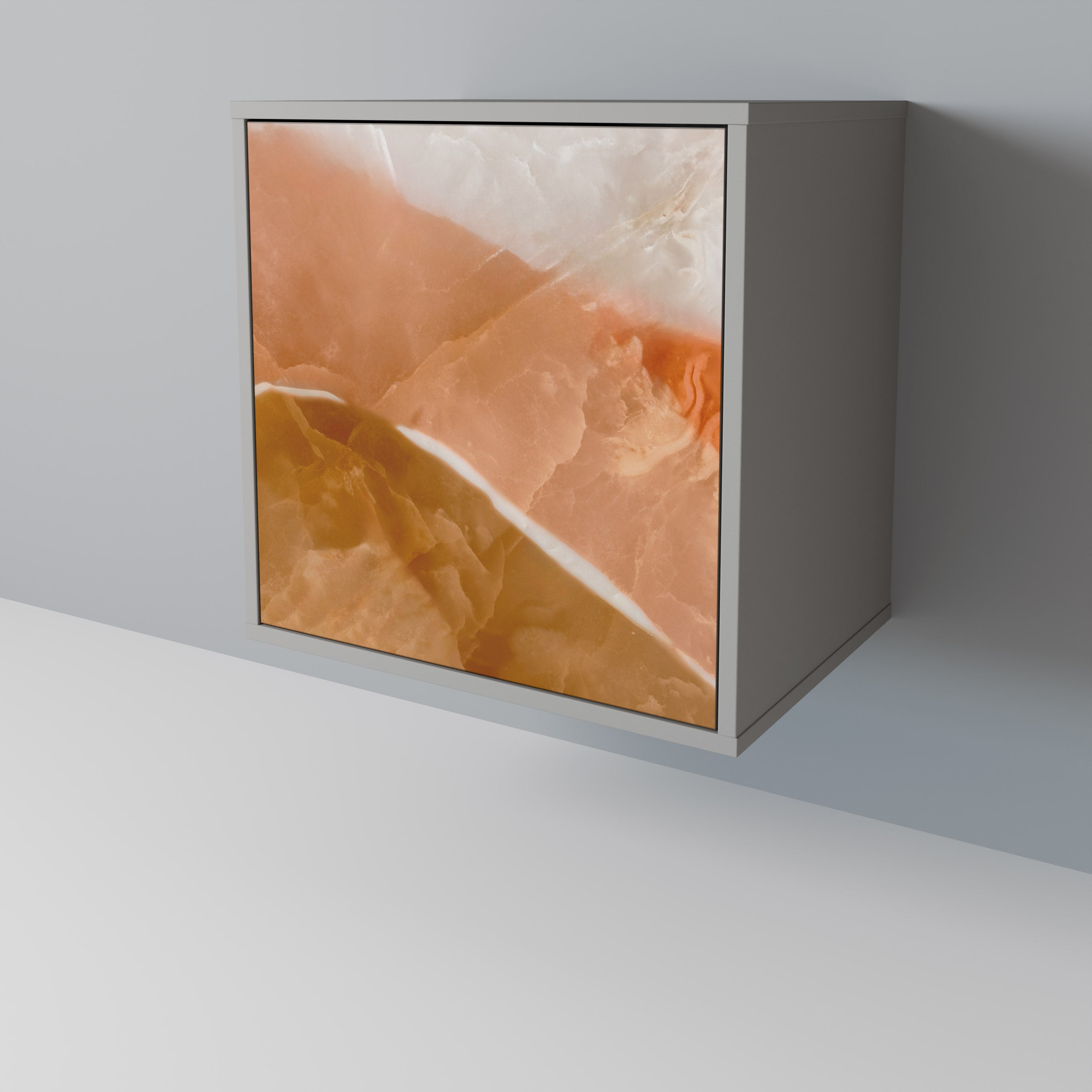 Aparador SANDHILLS SPLENDOUR de 1 puerta en acabado gris