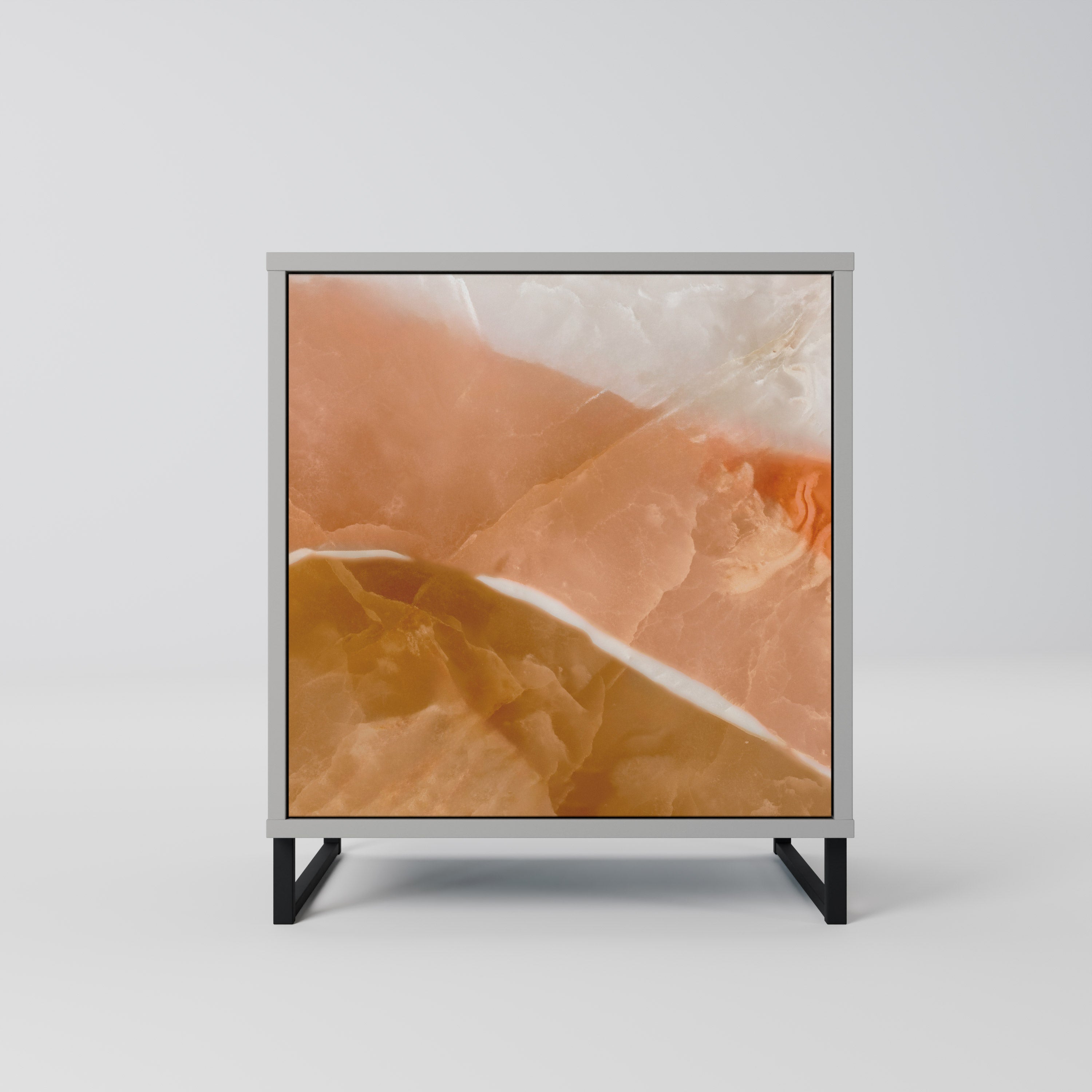 Aparador SANDHILLS SPLENDOUR de 1 puerta en acabado gris