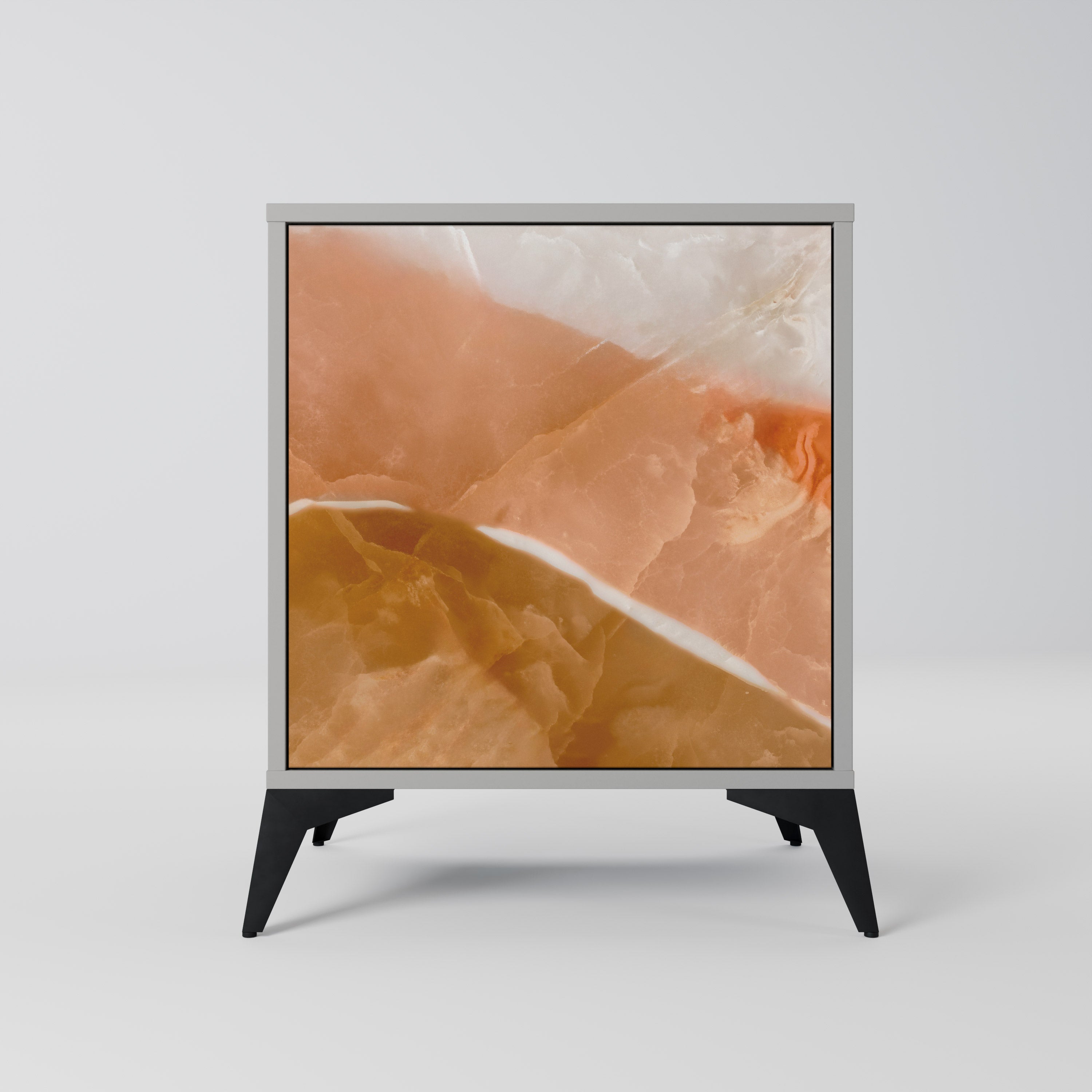 Aparador SANDHILLS SPLENDOUR de 1 puerta en acabado gris