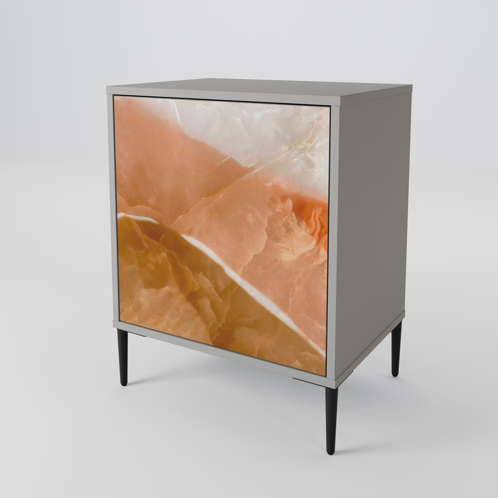 Aparador SANDHILLS SPLENDOUR de 1 puerta en acabado gris