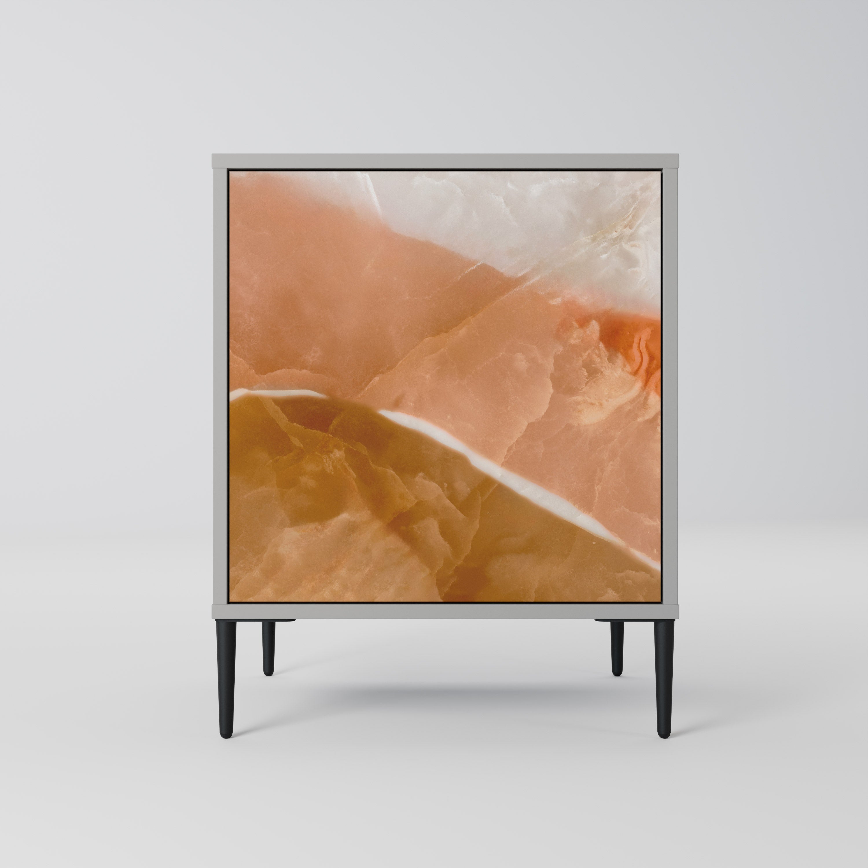 Aparador SANDHILLS SPLENDOUR de 1 puerta en acabado gris