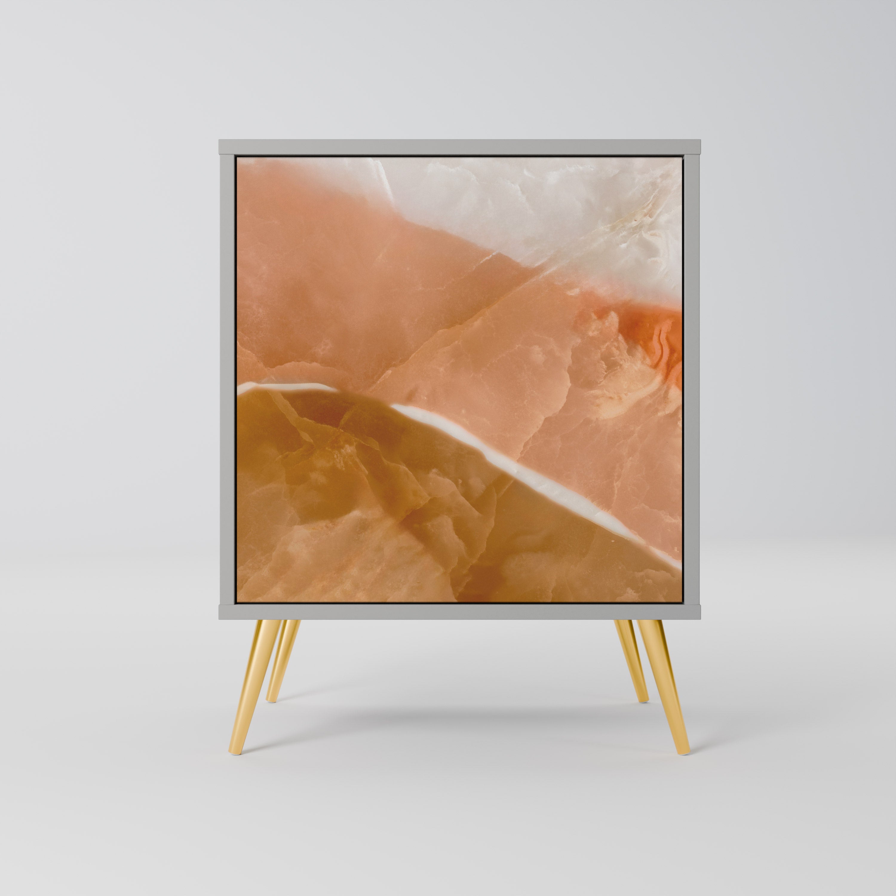 Aparador SANDHILLS SPLENDOUR de 1 puerta en acabado gris