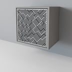 TEMPORARY SEQUENCE Aparador de 1 Puerta en Acabado Gris