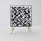 TEMPORARY SEQUENCE Aparador de 1 Puerta en Acabado Gris