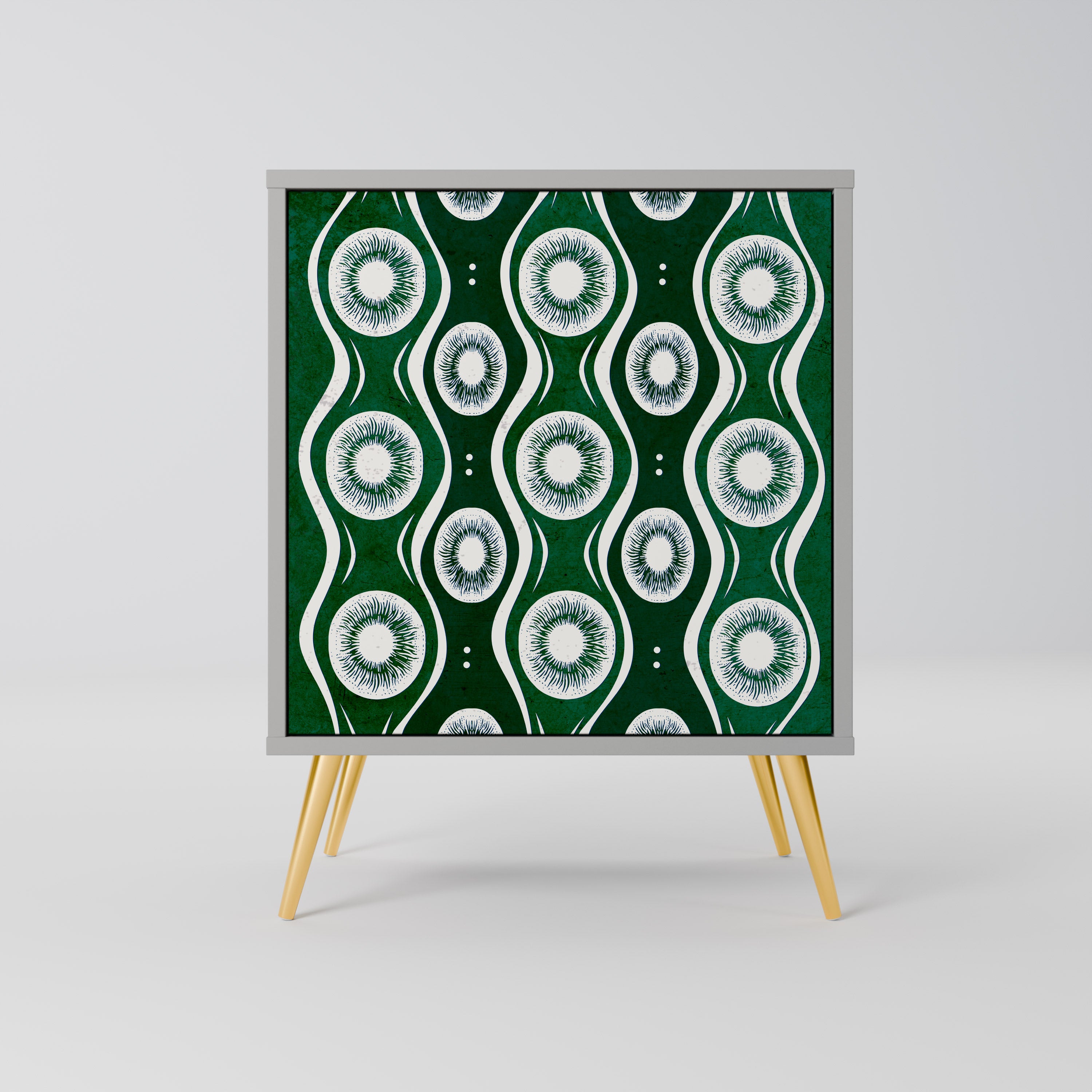 Aparador GREEN EYES de 1 puerta en acabado gris