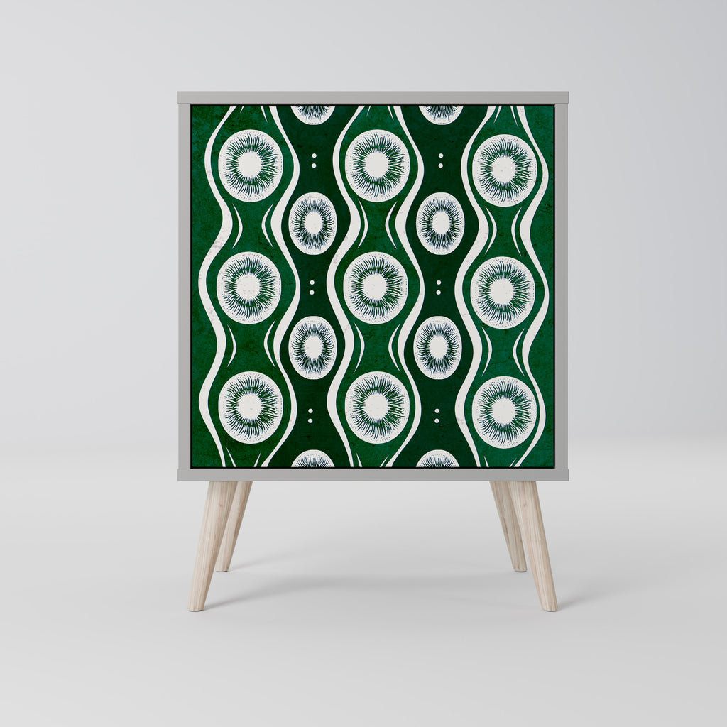 Aparador GREEN EYES de 1 puerta en acabado gris