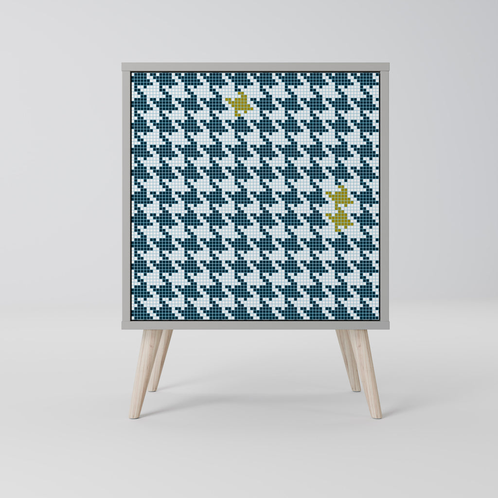 FUERA DE CONTEXTO Aparador de 1 puerta en acabado gris