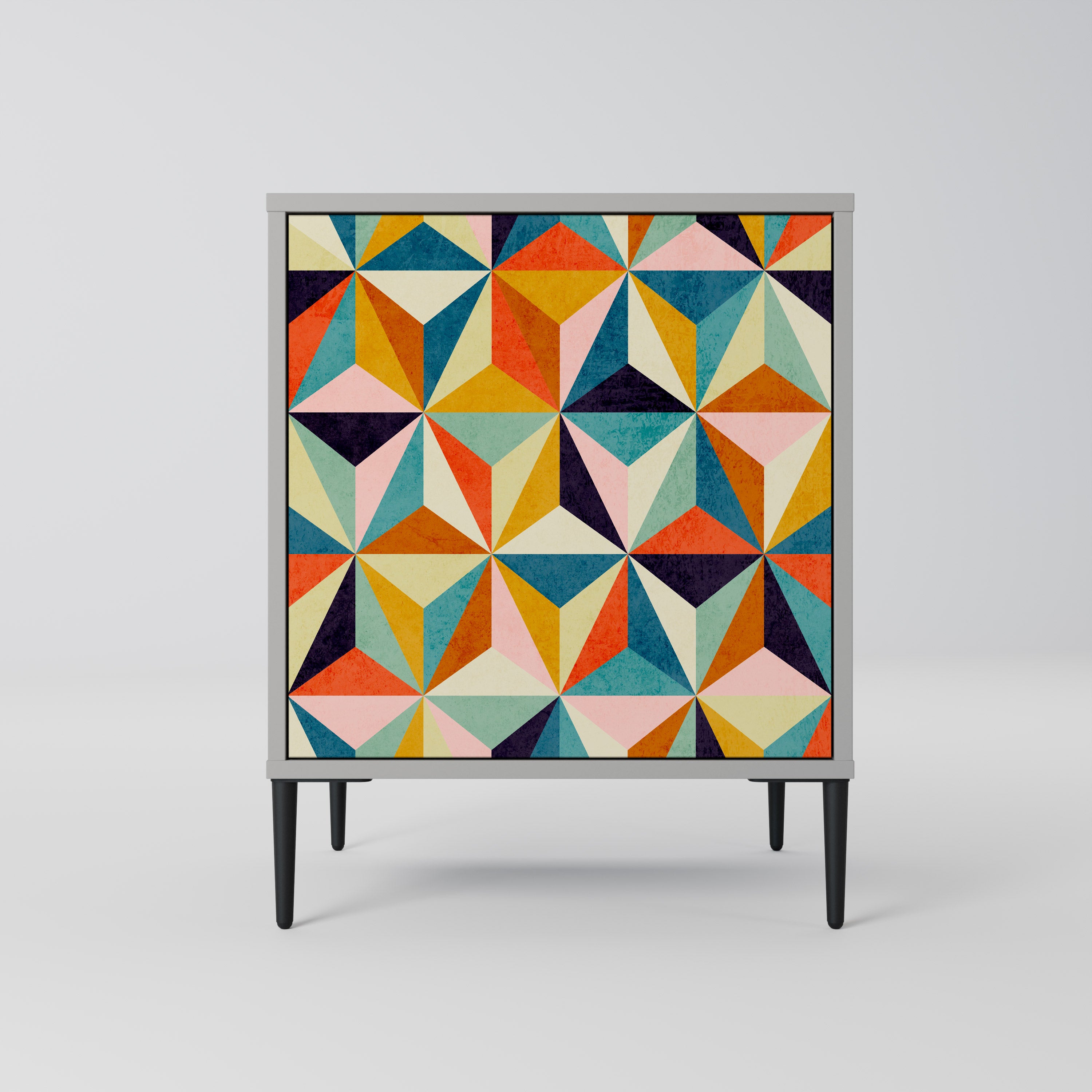 Aparador TESSELATE TREASURES de 1 puerta en acabado gris