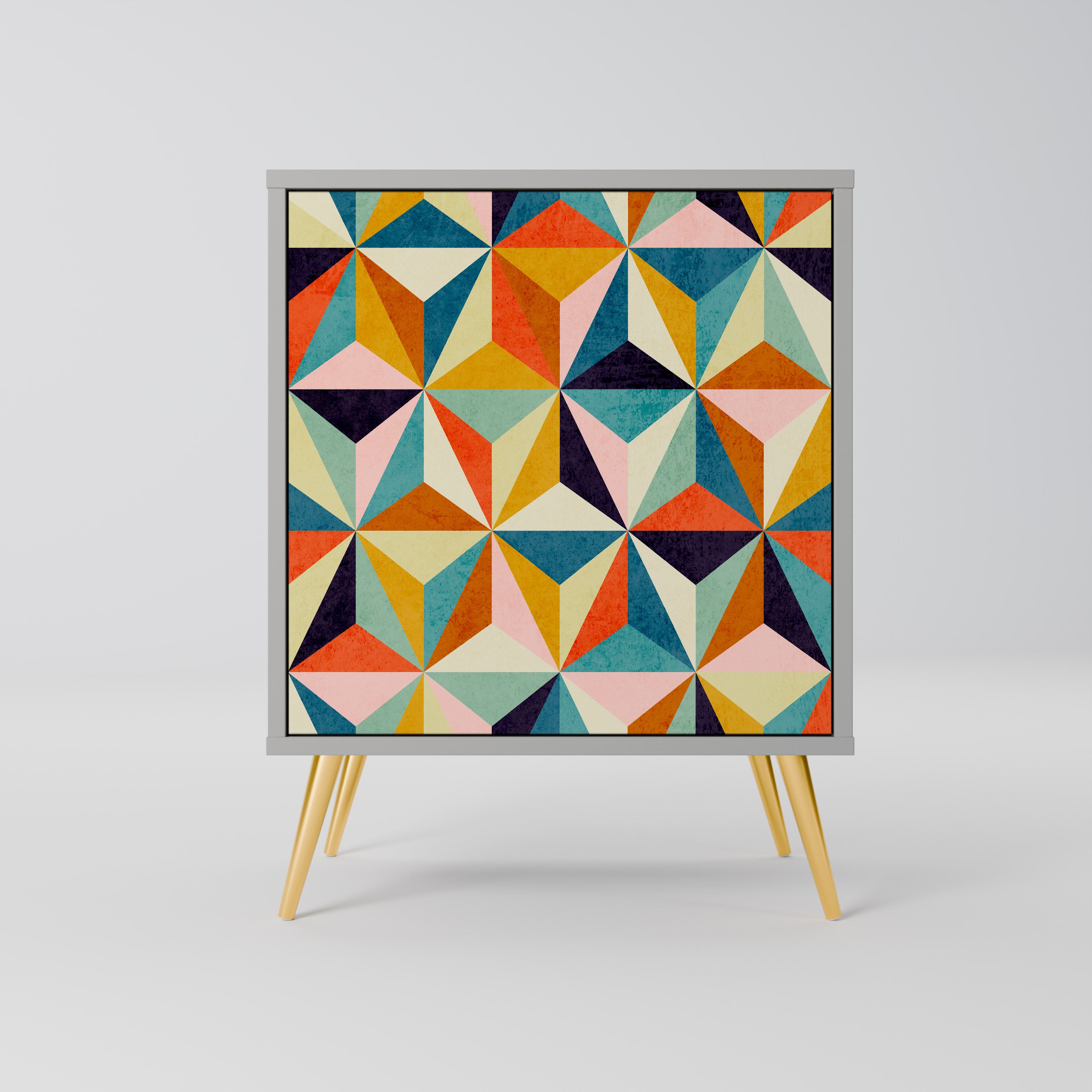 Aparador TESSELATE TREASURES de 1 puerta en acabado gris