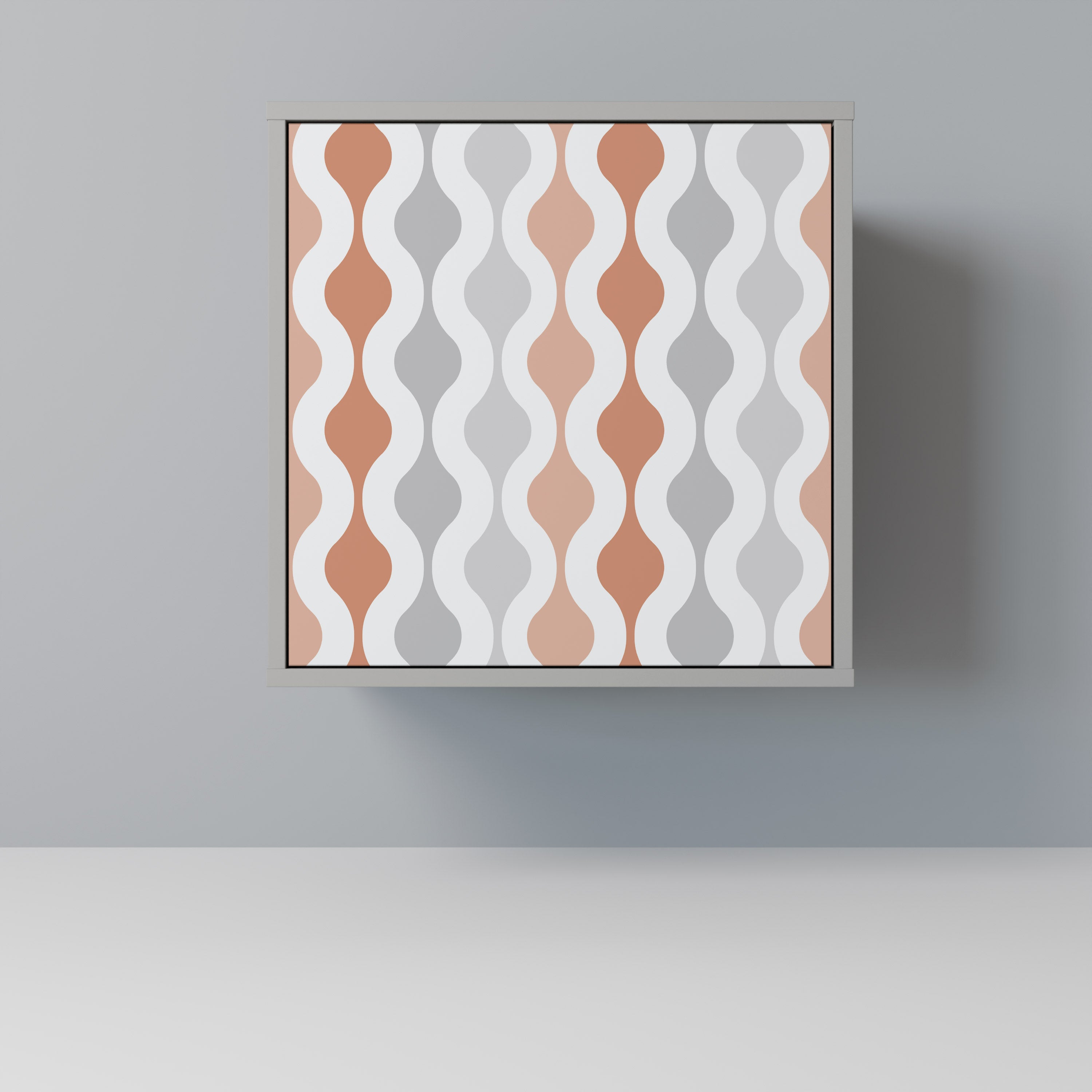 Aparador HAZY NOSTALGIA de 1 puerta en acabado gris