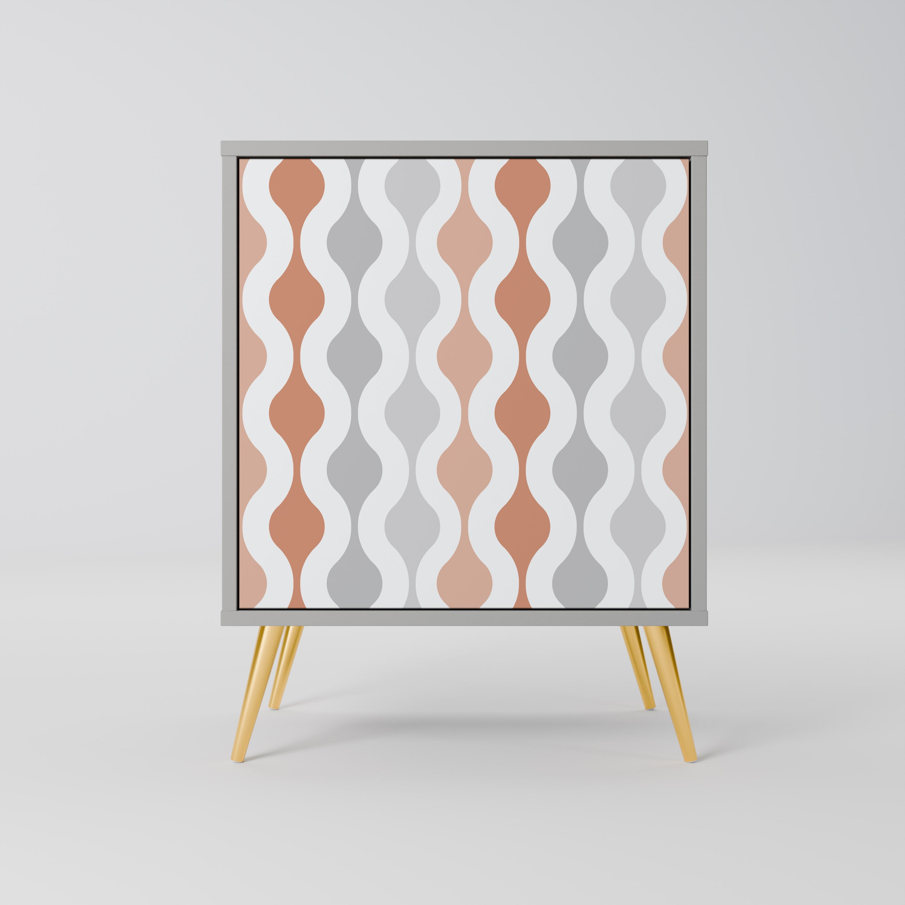 Aparador HAZY NOSTALGIA de 1 puerta en acabado gris