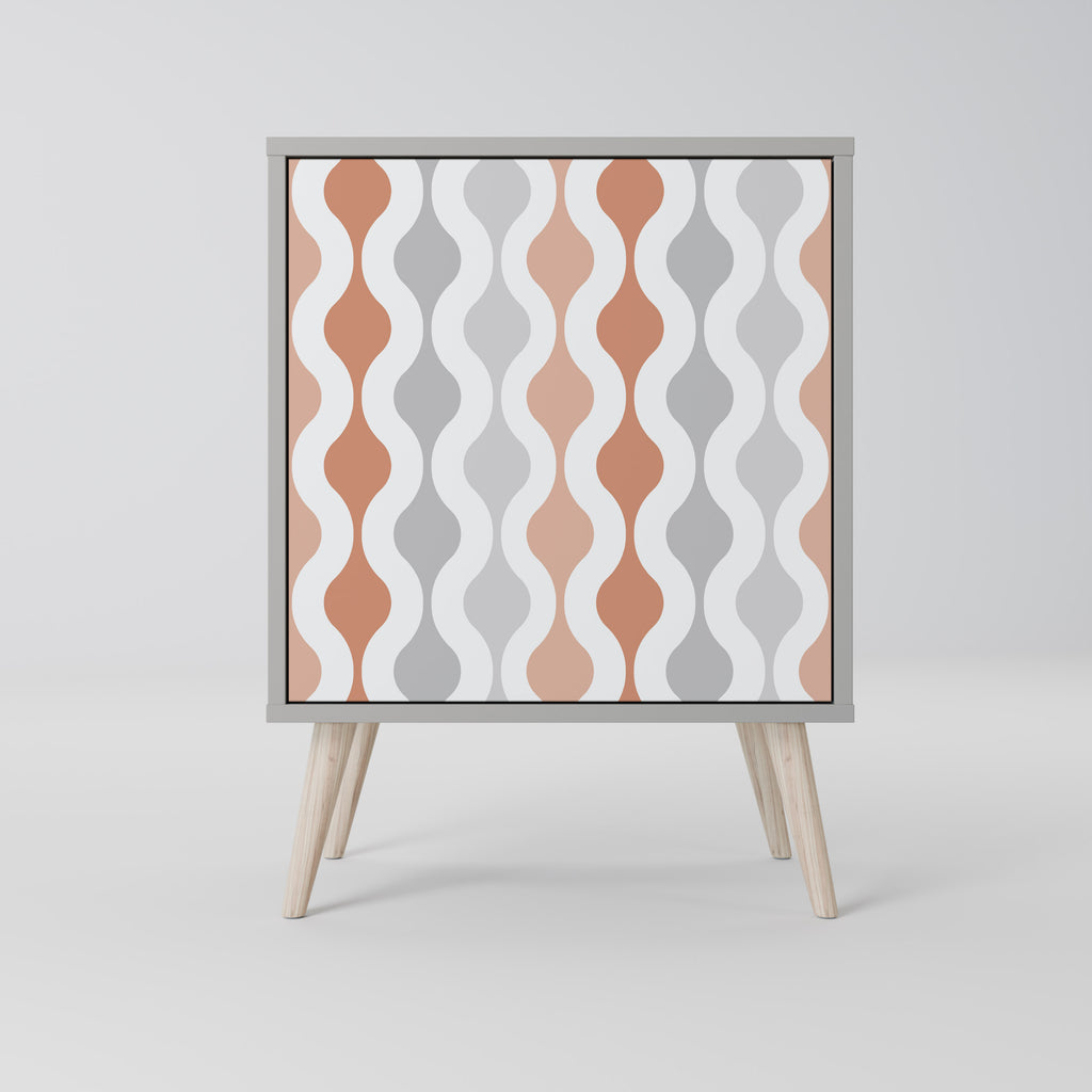 Aparador HAZY NOSTALGIA de 1 puerta en acabado gris