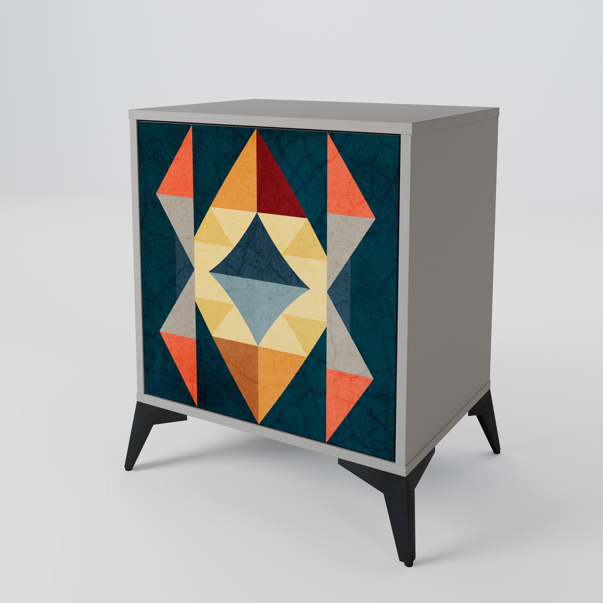 CRACKED ILLUSION 1-Door Sideboard