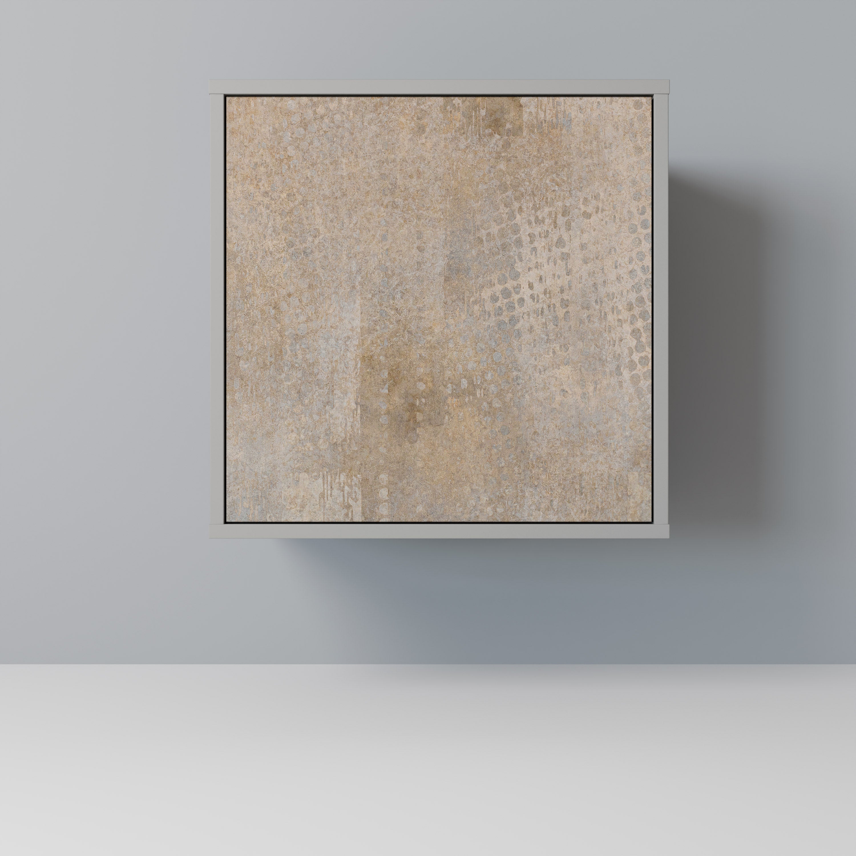 ERROR DE PANTALLA Aparador de 1 puerta en acabado gris