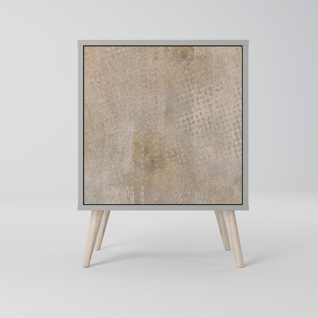 ERROR DE PANTALLA Aparador de 1 puerta en acabado gris