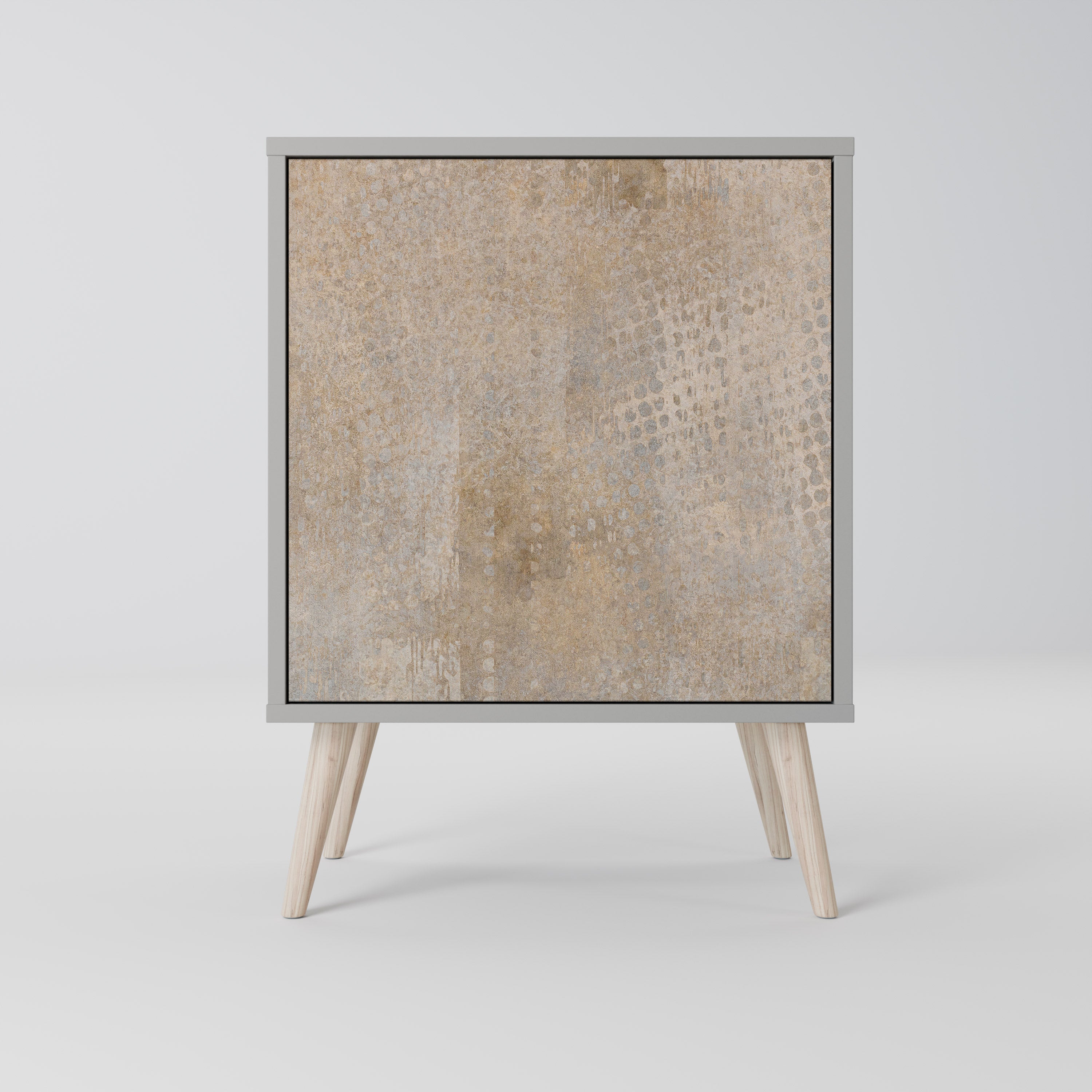 ERROR DE PANTALLA Aparador de 1 puerta en acabado gris