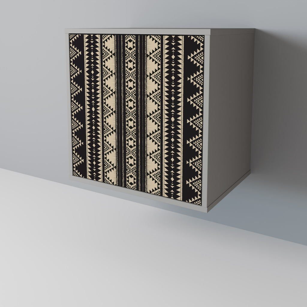 AZTEC 1-Door Sideboard in Grey Finish