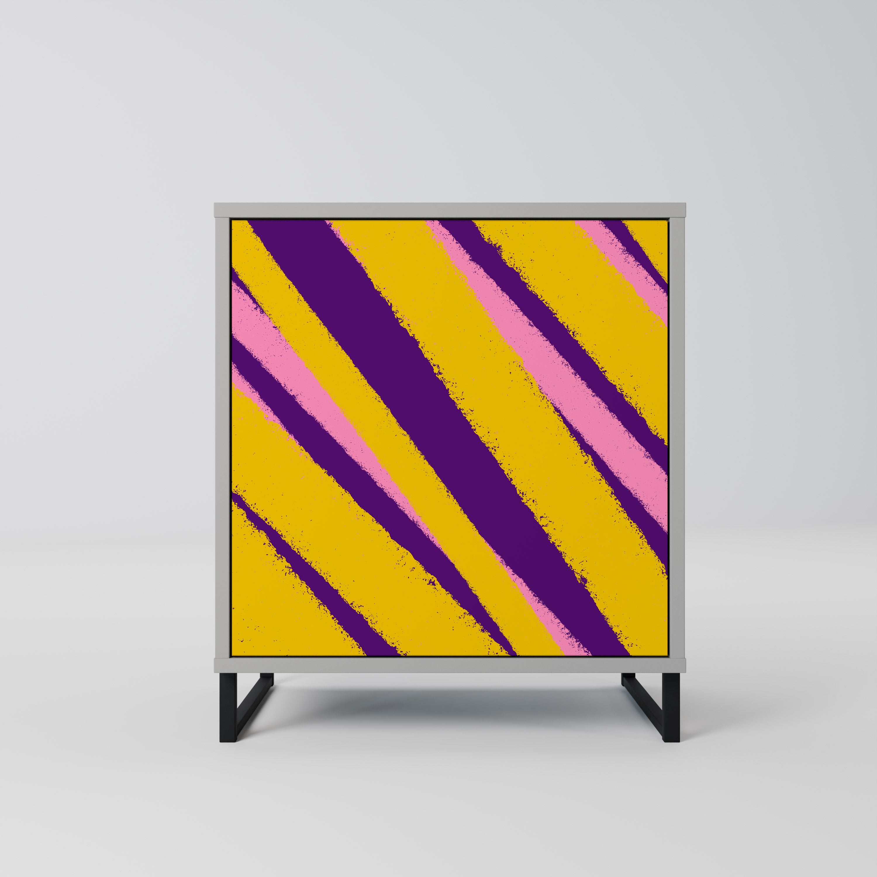 Aparador de 1 puerta DREAMS COME TRUE en acabado gris