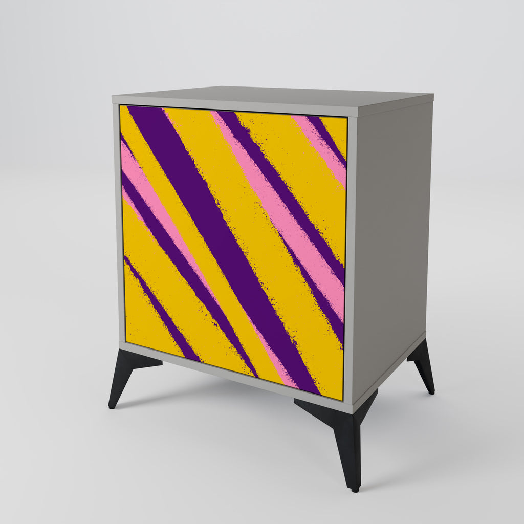 Aparador de 1 puerta DREAMS COME TRUE en acabado gris