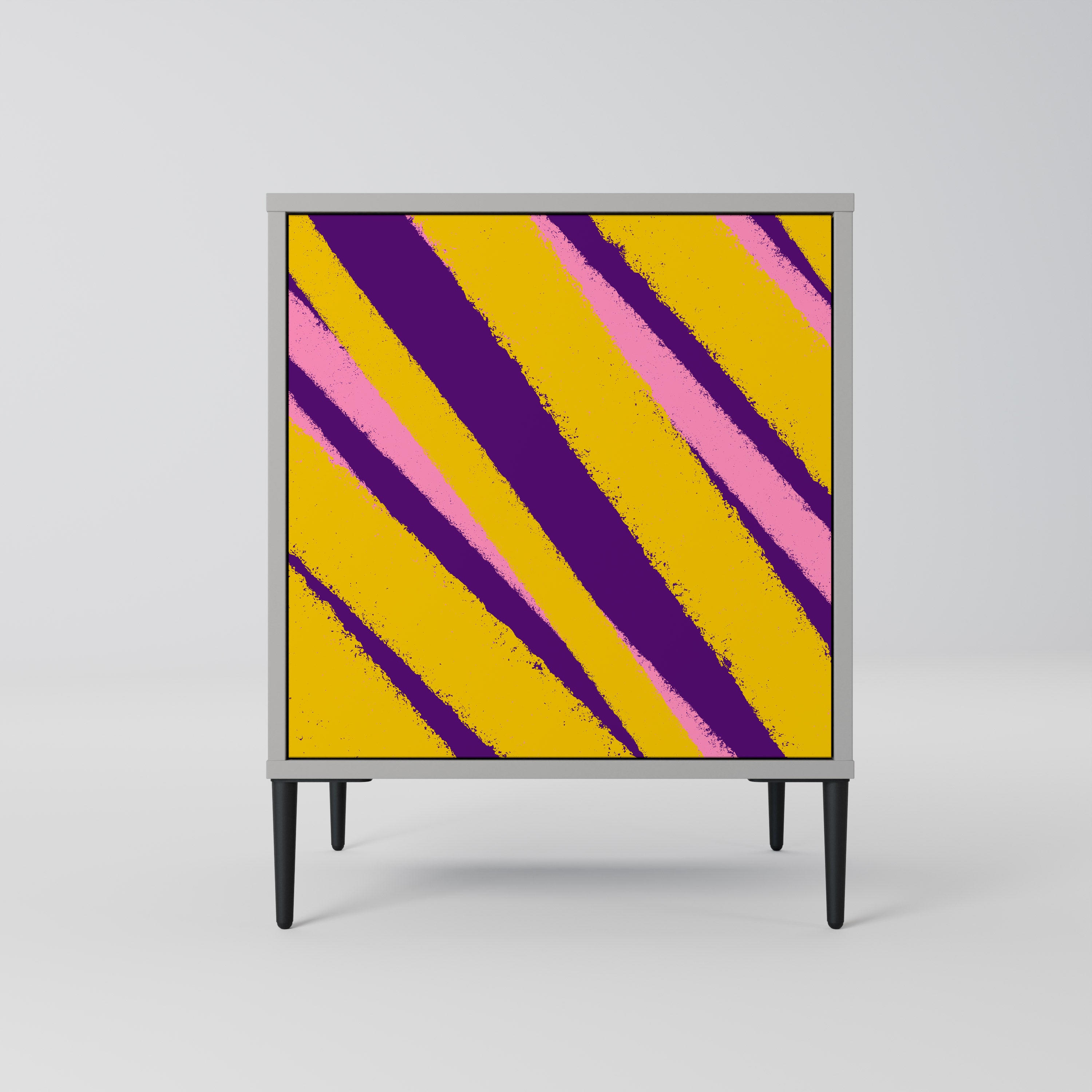 Aparador de 1 puerta DREAMS COME TRUE en acabado gris