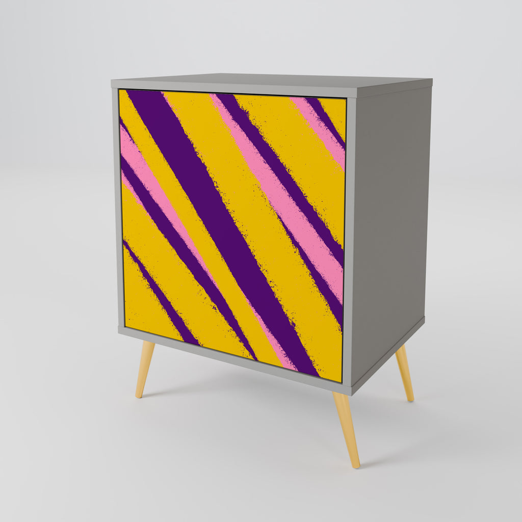 Aparador de 1 puerta DREAMS COME TRUE en acabado gris