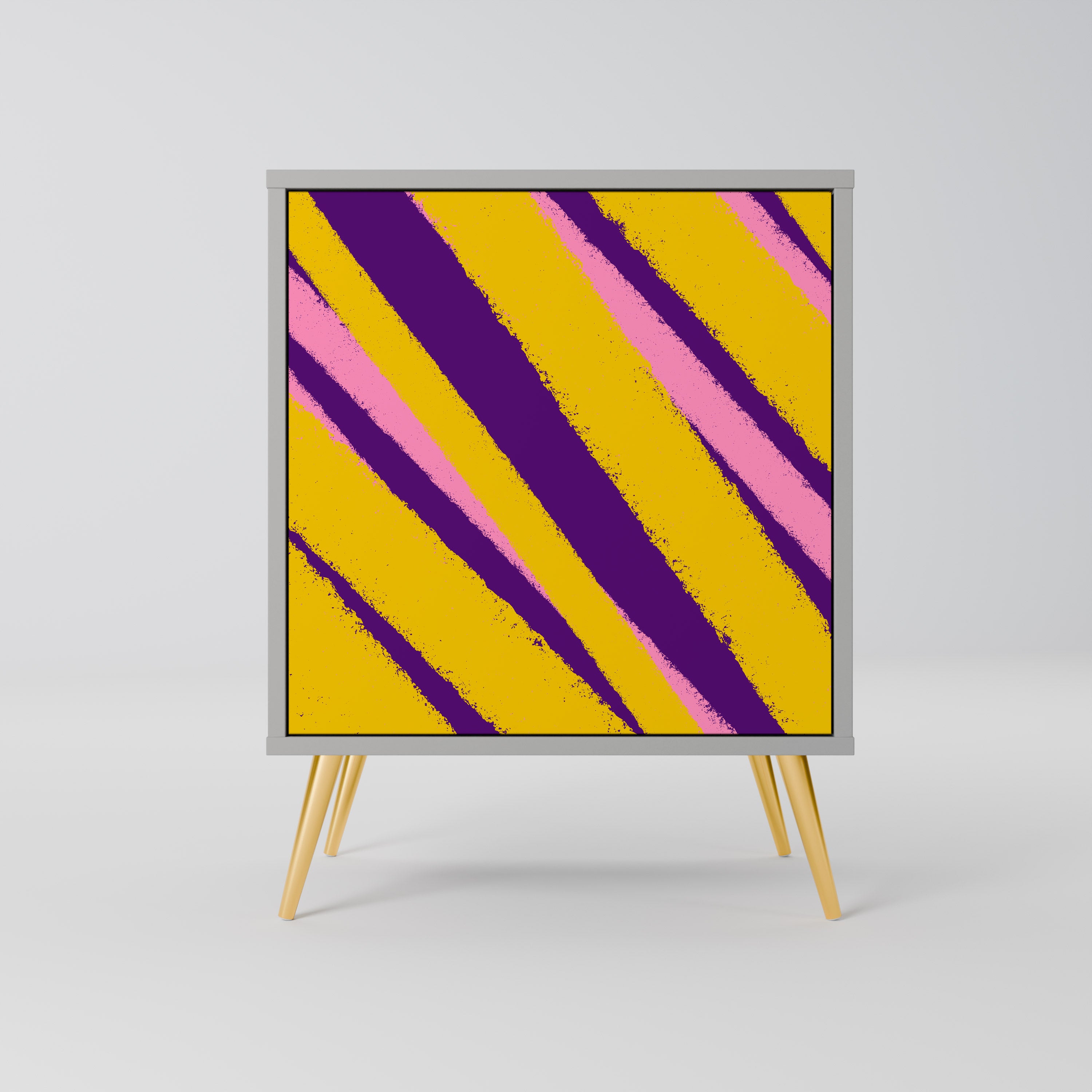 Aparador de 1 puerta DREAMS COME TRUE en acabado gris