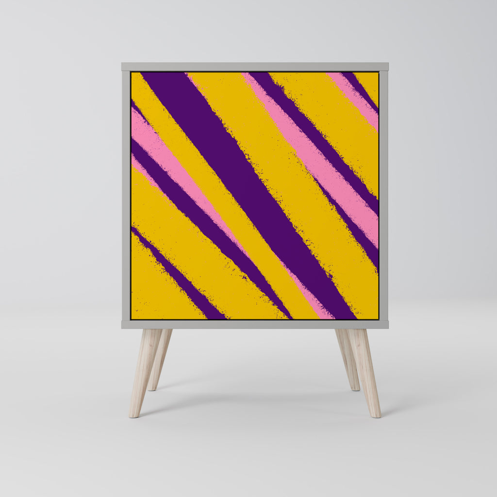 Aparador de 1 puerta DREAMS COME TRUE en acabado gris