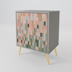 BUILDING THE FUTURE Aparador de 1 Puerta en Acabado Gris