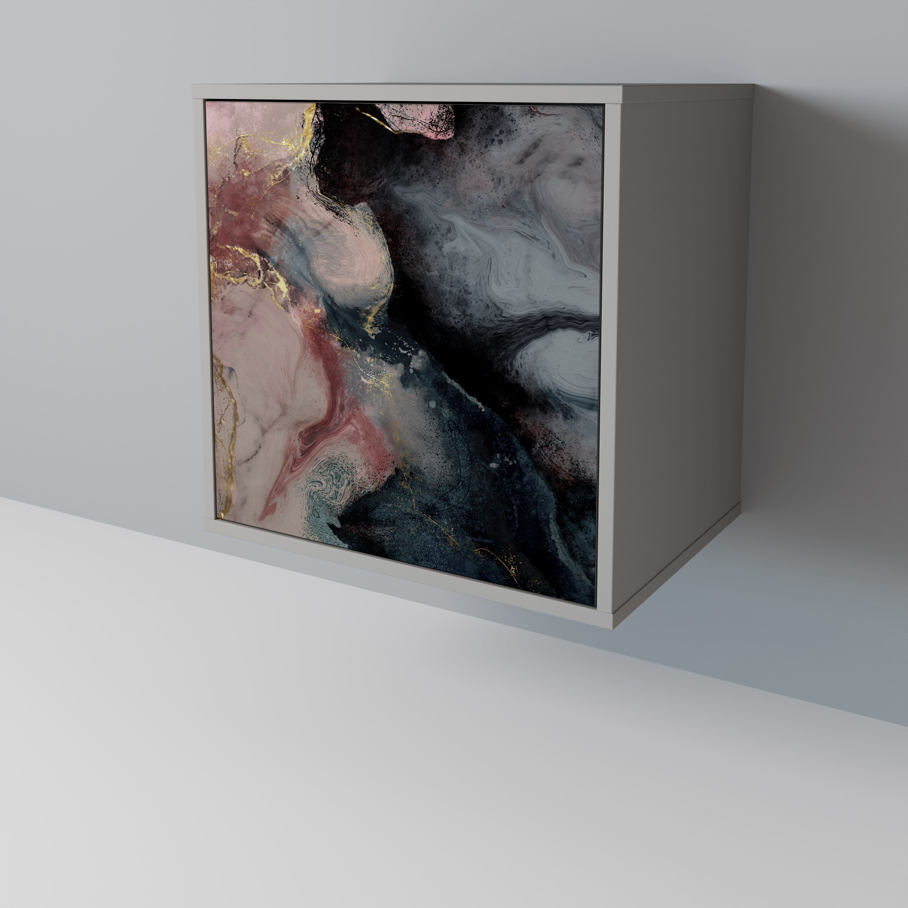 GILDED SWIRLS 1-Door Sideboard