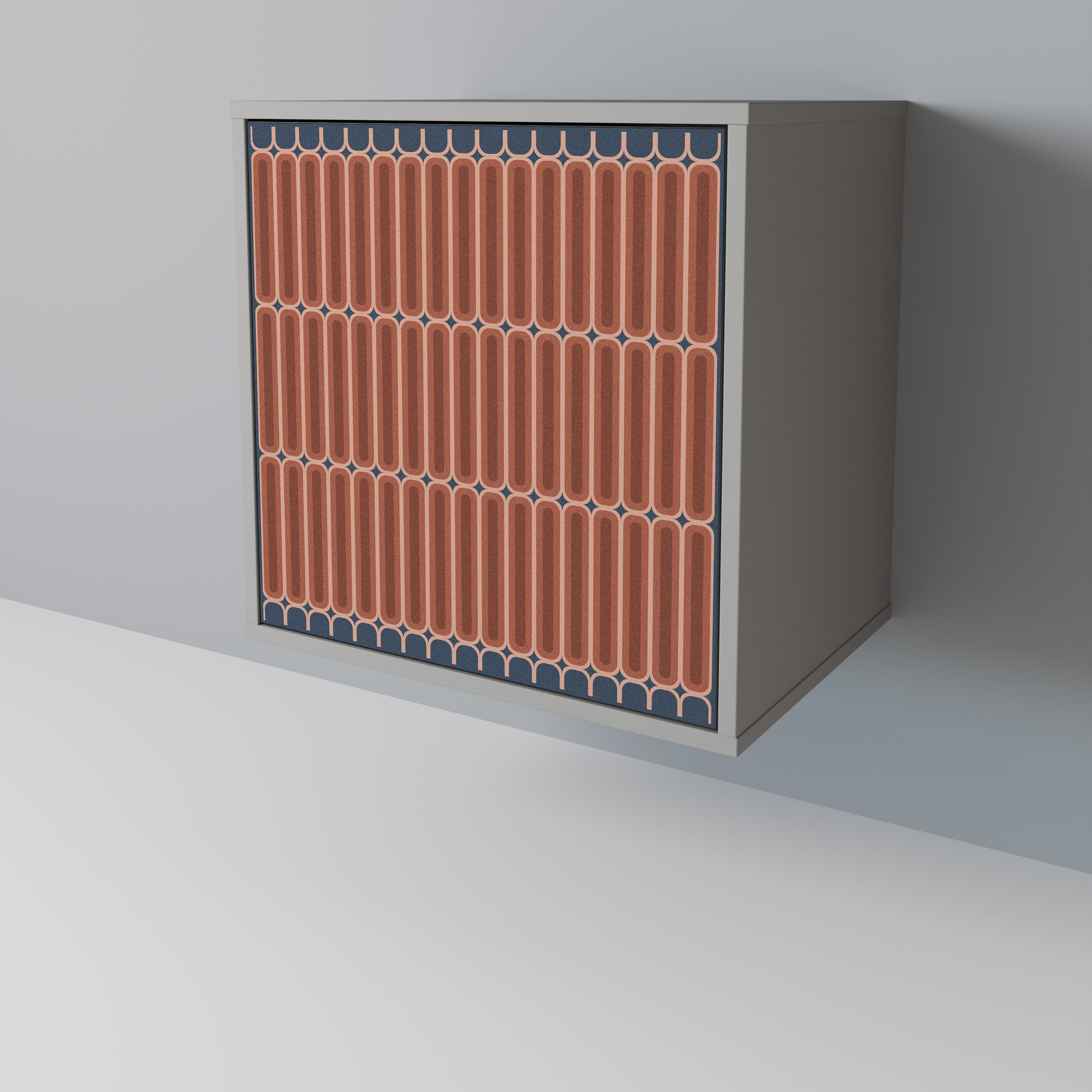 Aparador HYPNOTIC GATE de 1 puerta en acabado gris