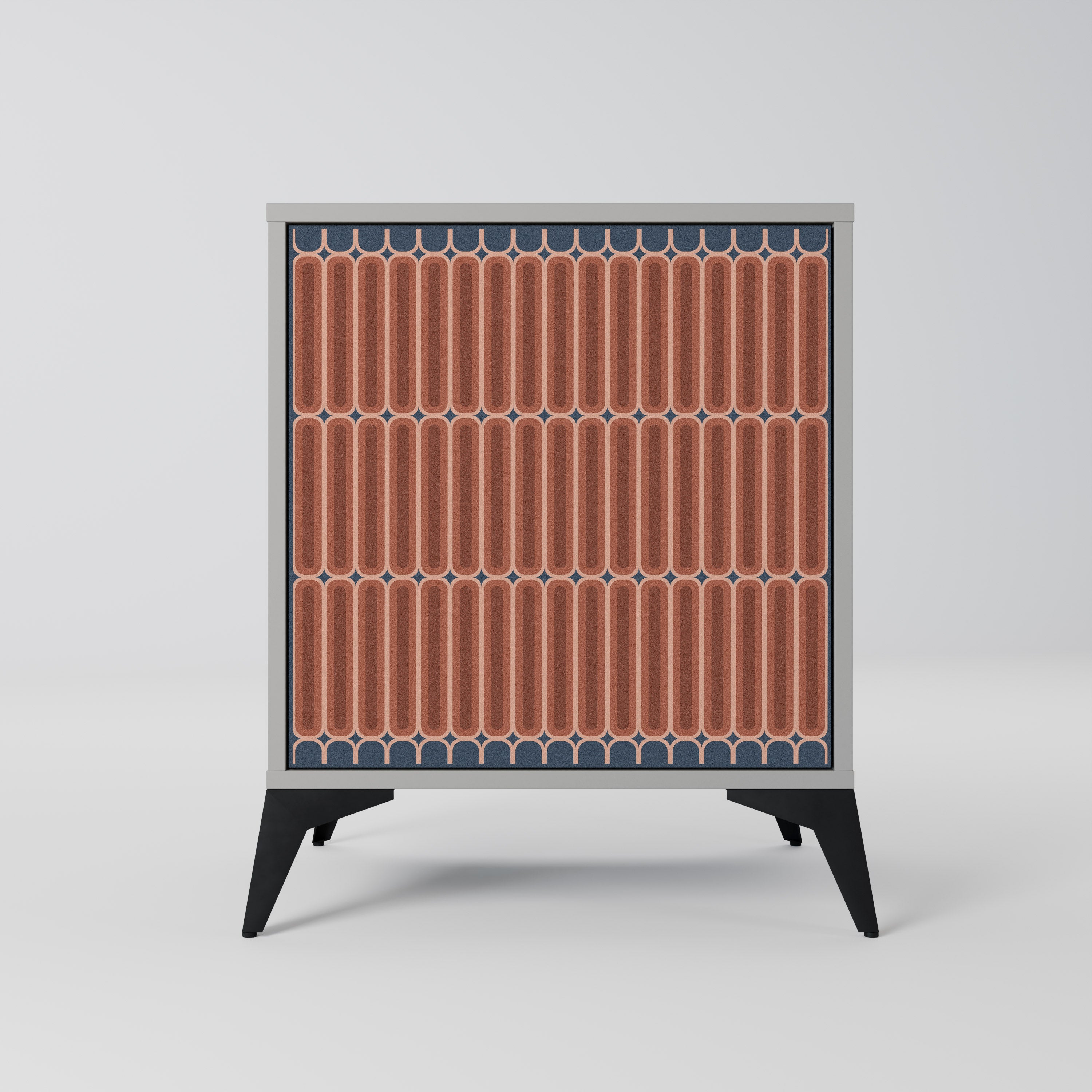 Aparador HYPNOTIC GATE de 1 puerta en acabado gris