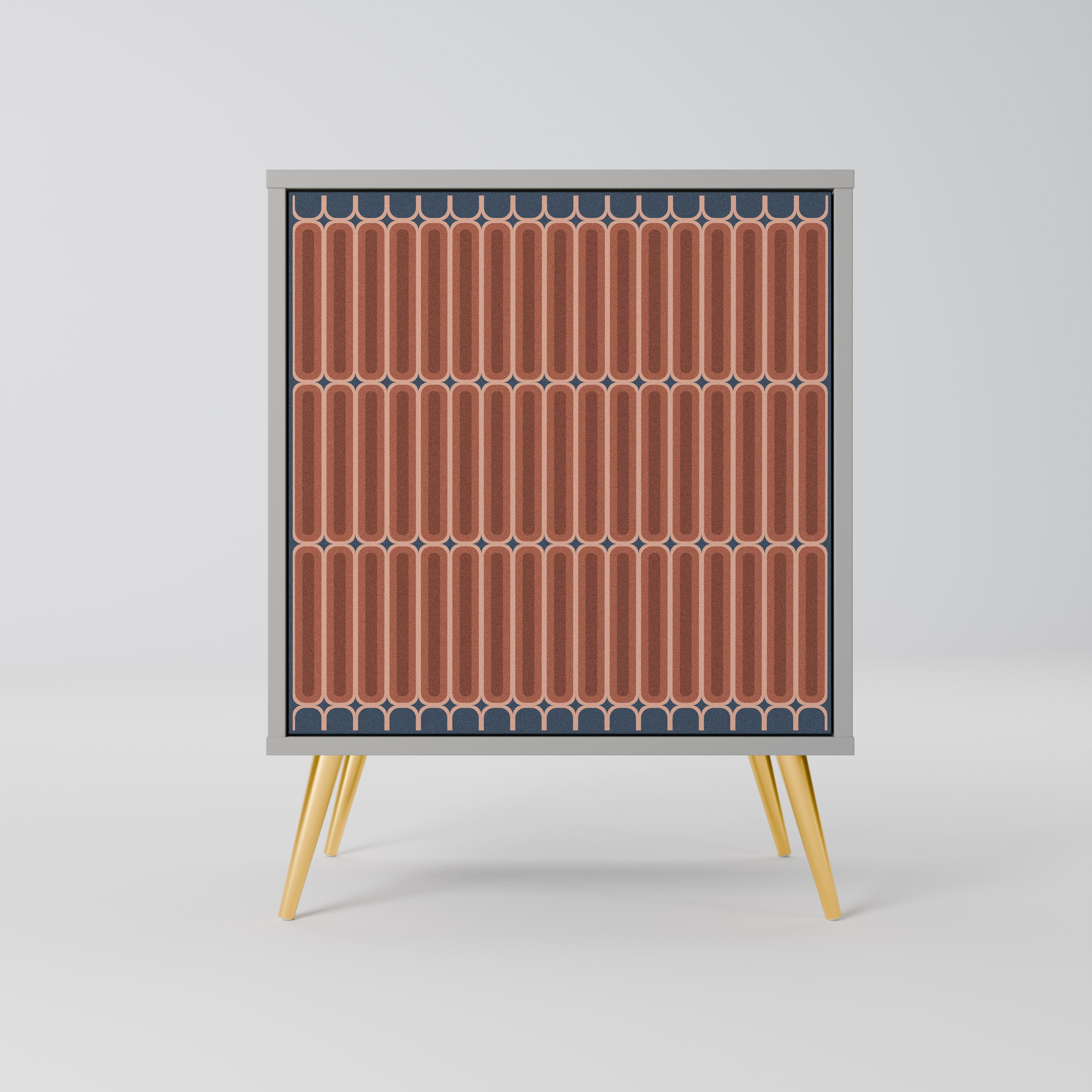 Aparador HYPNOTIC GATE de 1 puerta en acabado gris