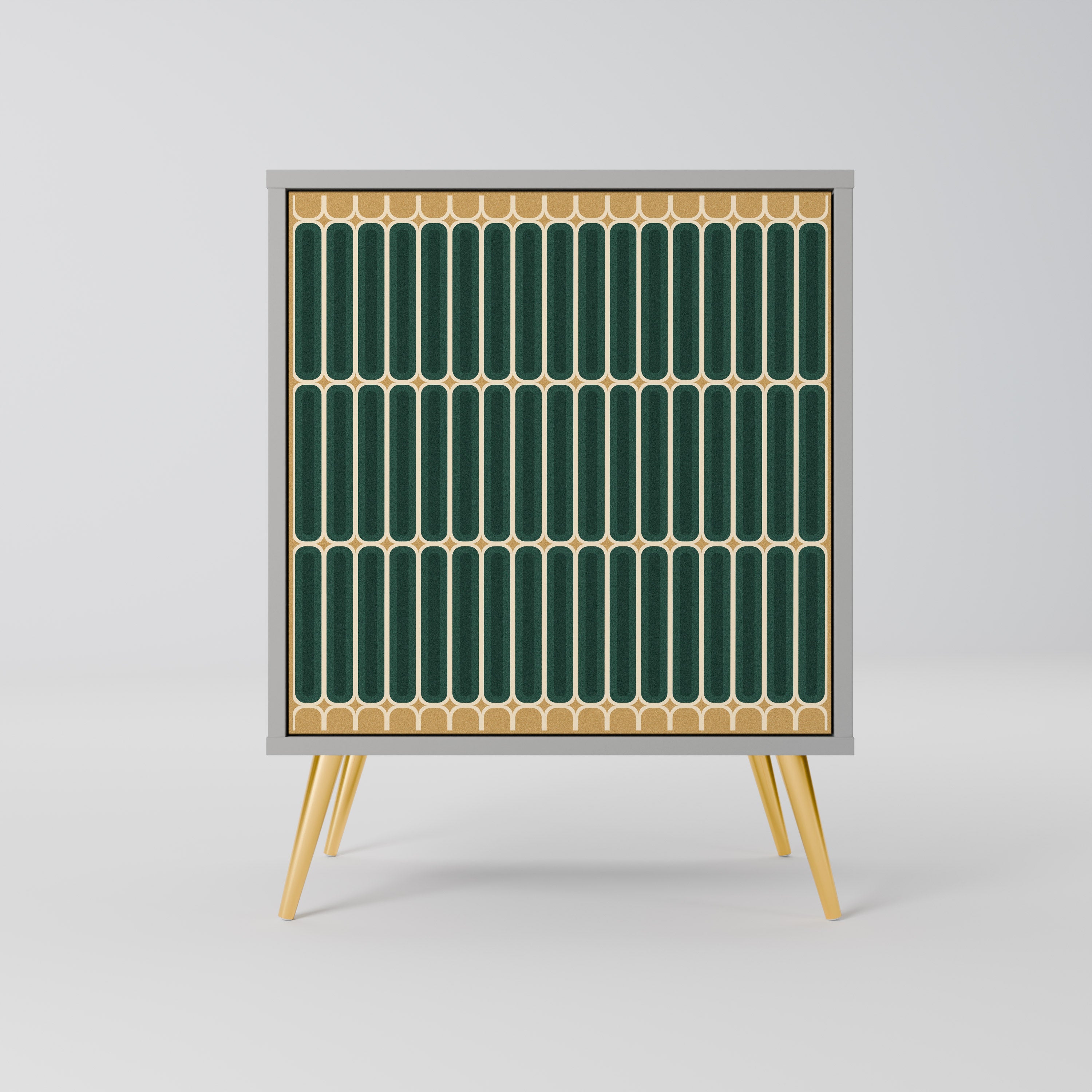 Aparador ILUSION GATE de 1 puerta en acabado gris