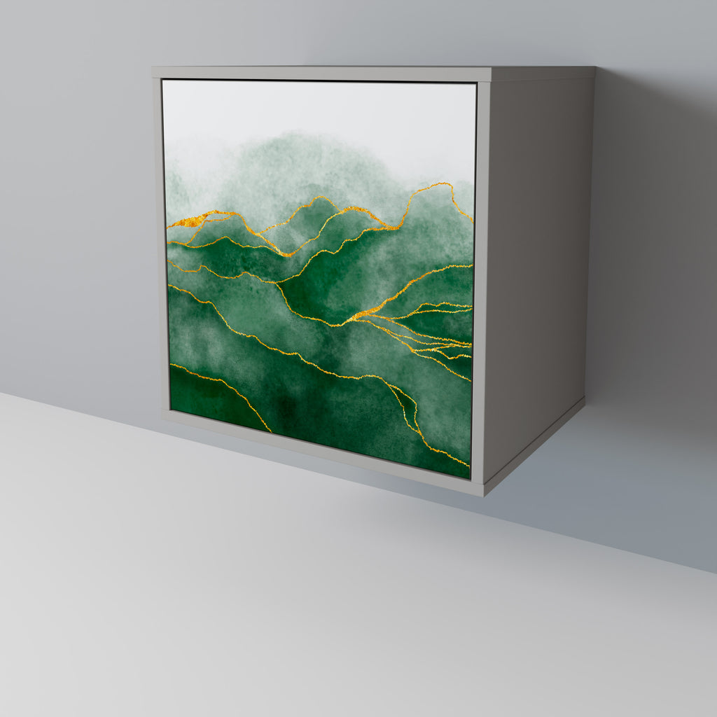 Aparador EXPENSIVE NATURE de 1 puerta en acabado gris