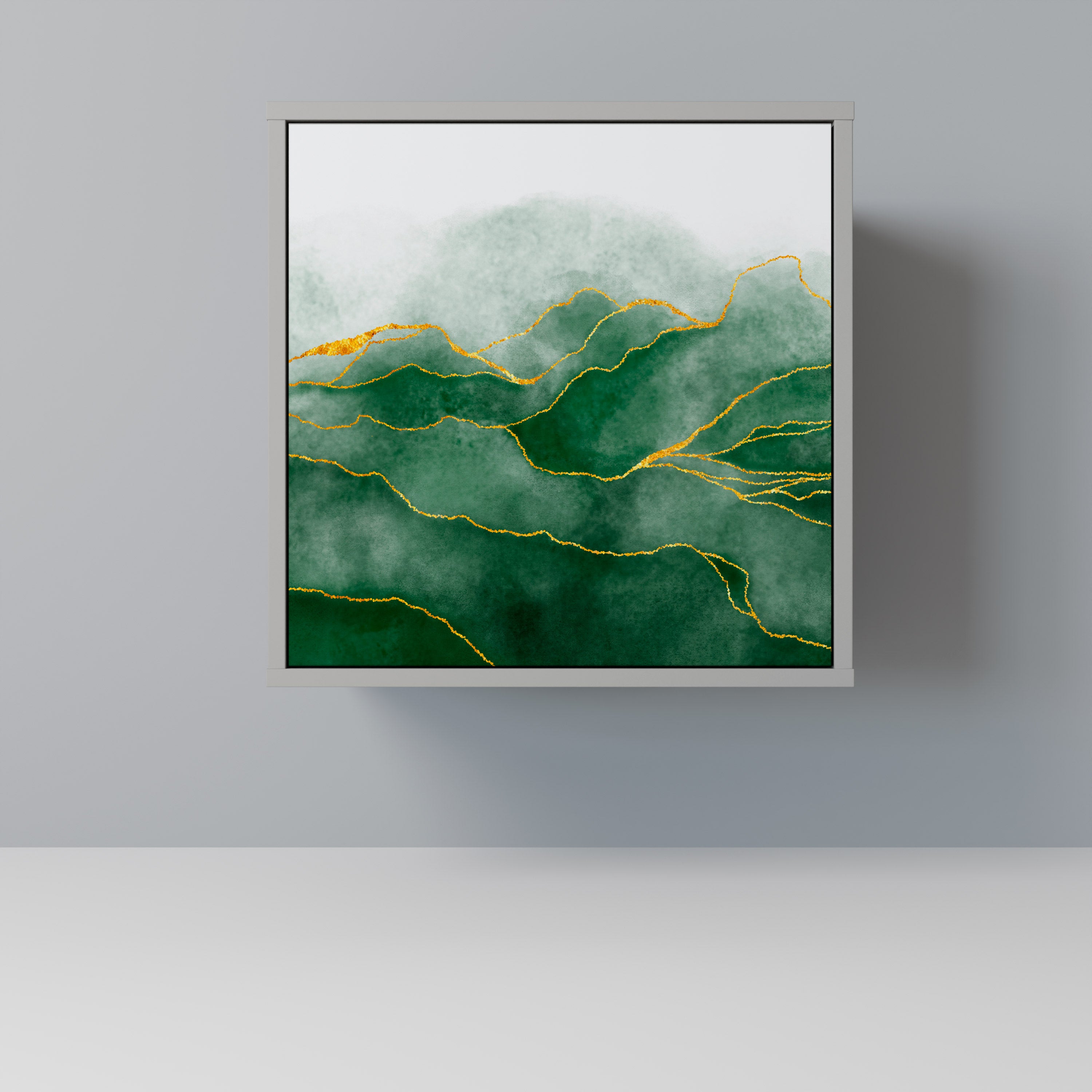 Aparador EXPENSIVE NATURE de 1 puerta en acabado gris