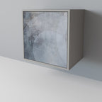 MUTED ARC 1-Door Sideboard in Grey Finish