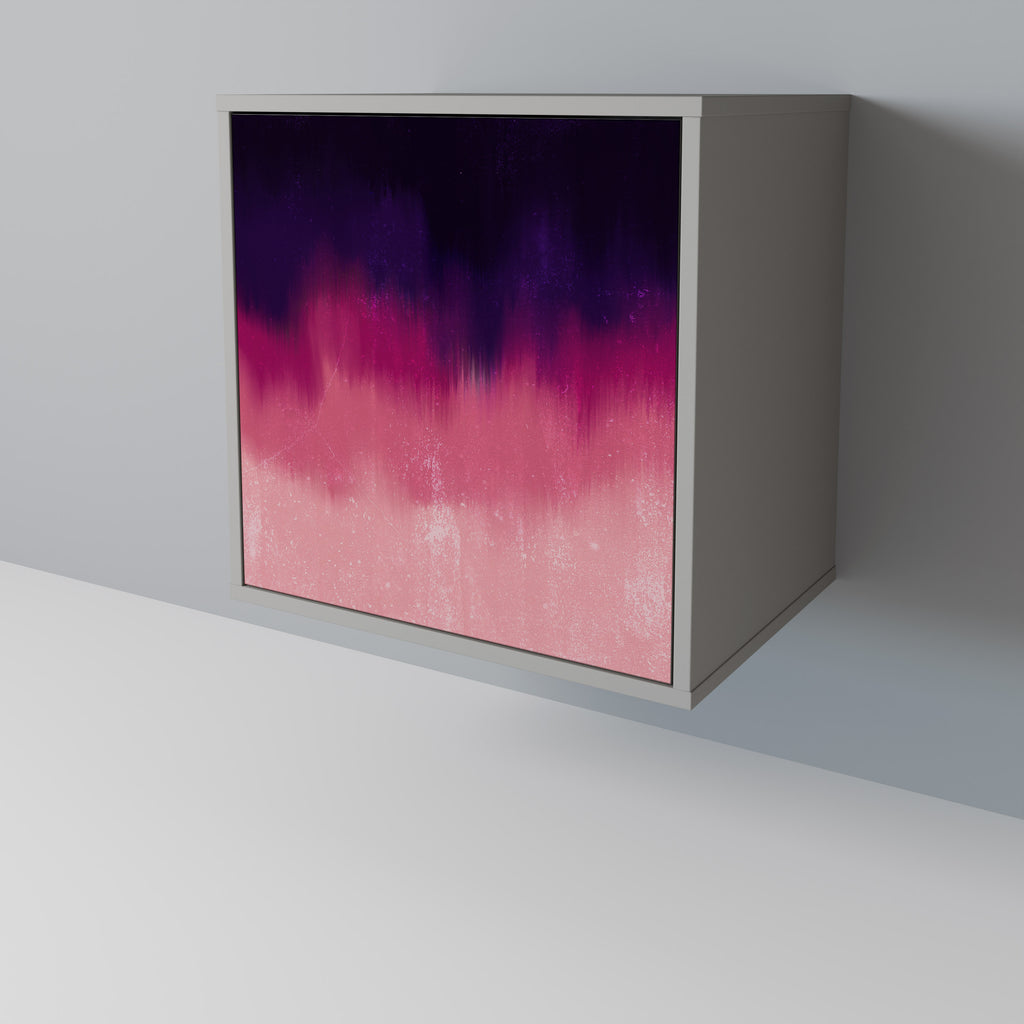 Aparador AURORA BOREALIS de 1 puerta en acabado gris