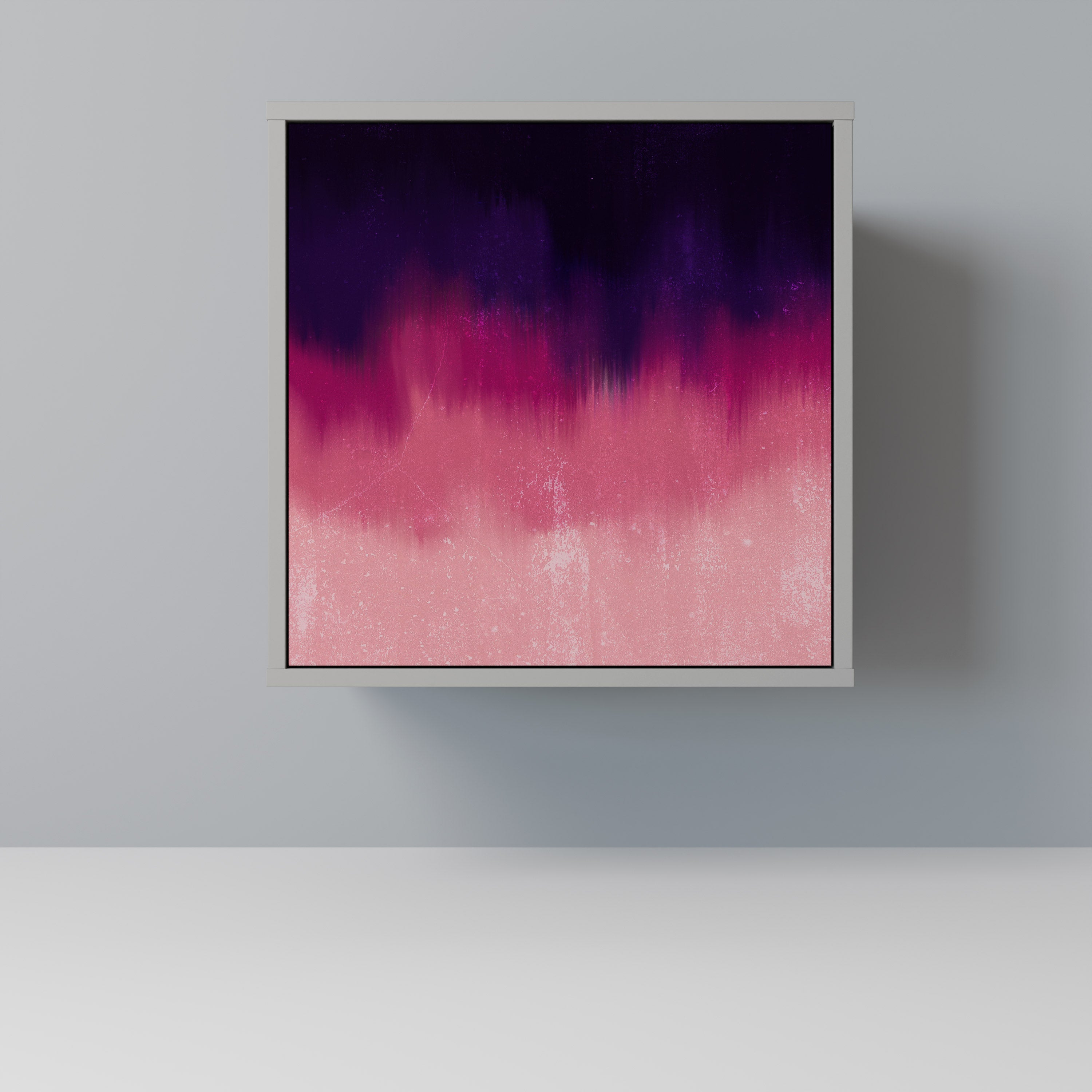 Aparador AURORA BOREALIS de 1 puerta en acabado gris