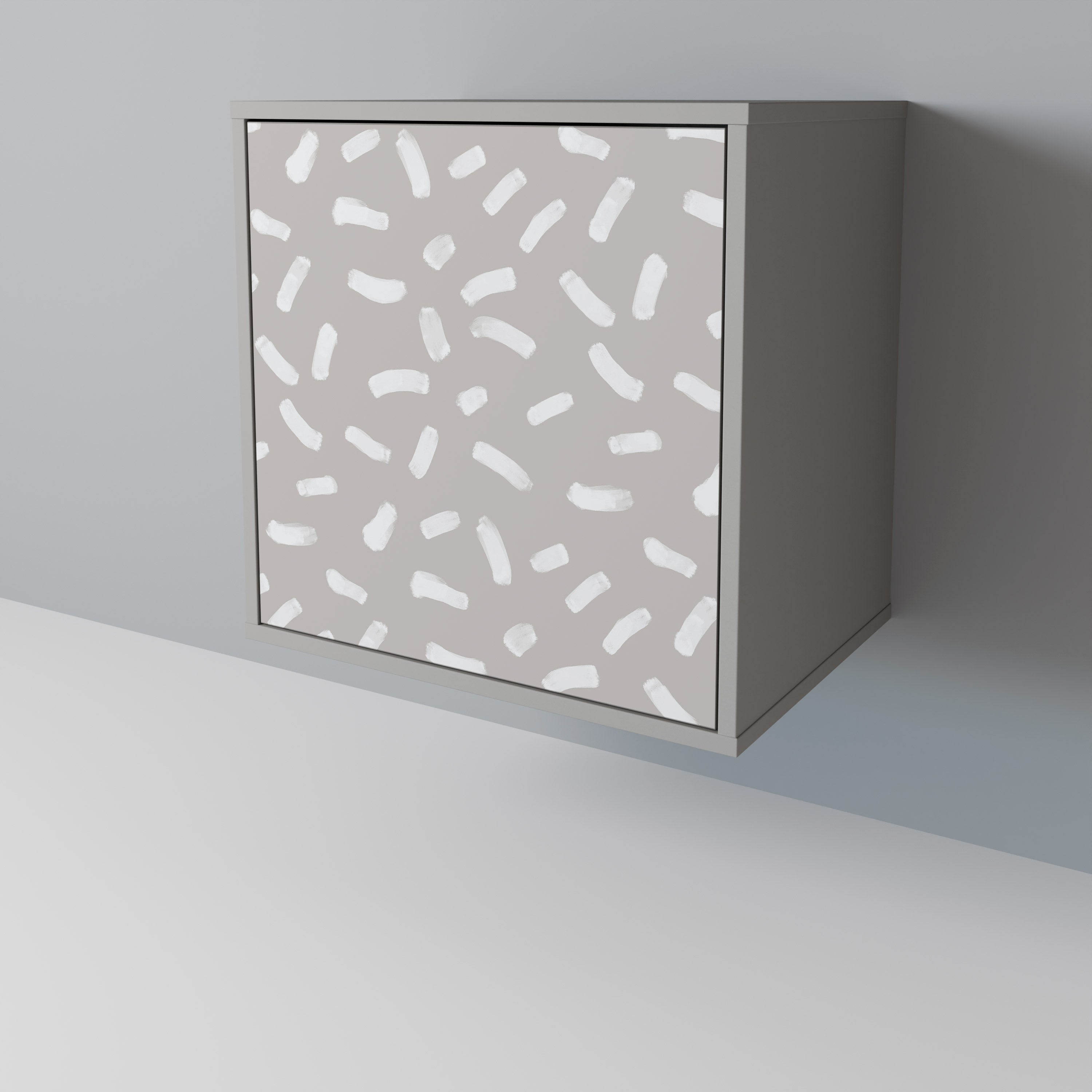 Aparador PASSING SECONDS de 1 puerta en acabado gris