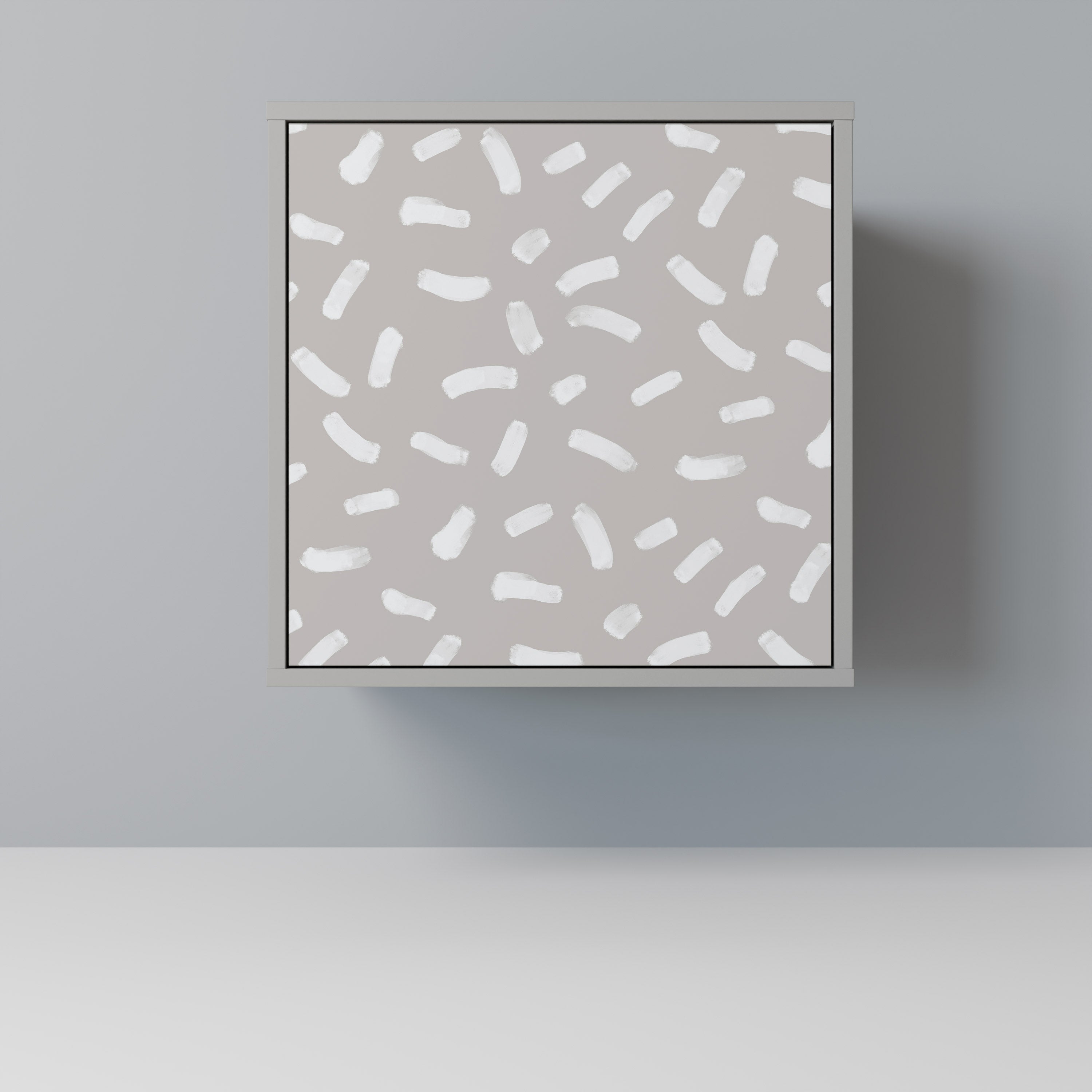 Aparador PASSING SECONDS de 1 puerta en acabado gris