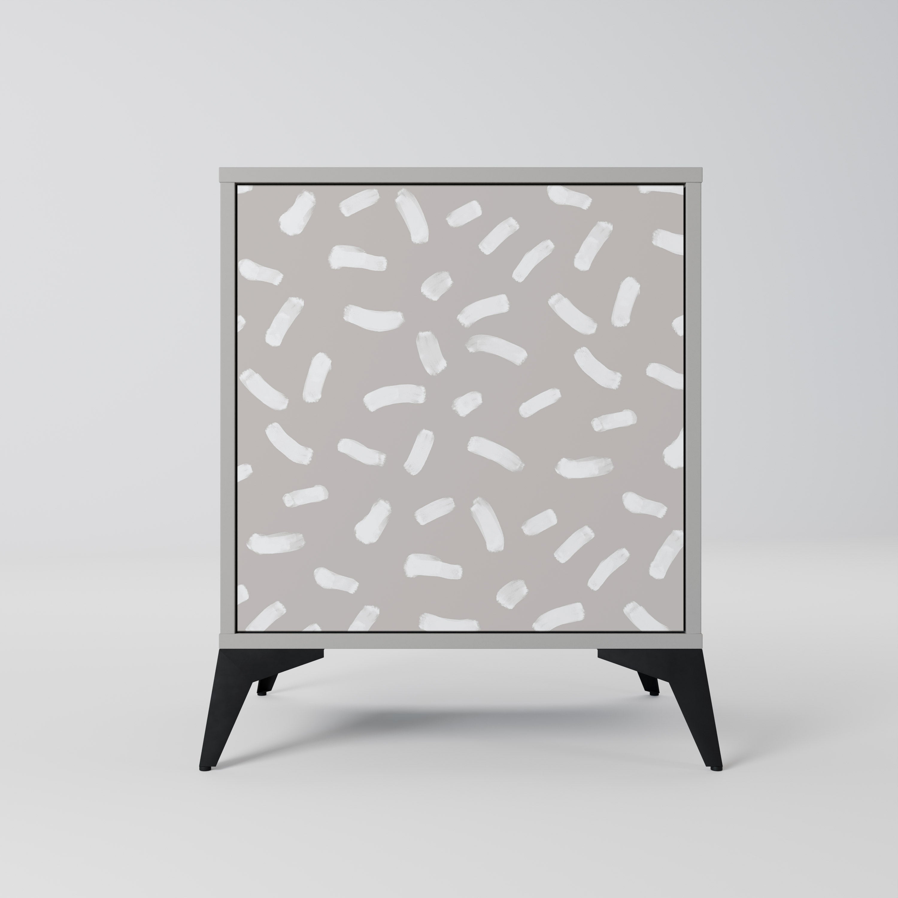 Aparador PASSING SECONDS de 1 puerta en acabado gris