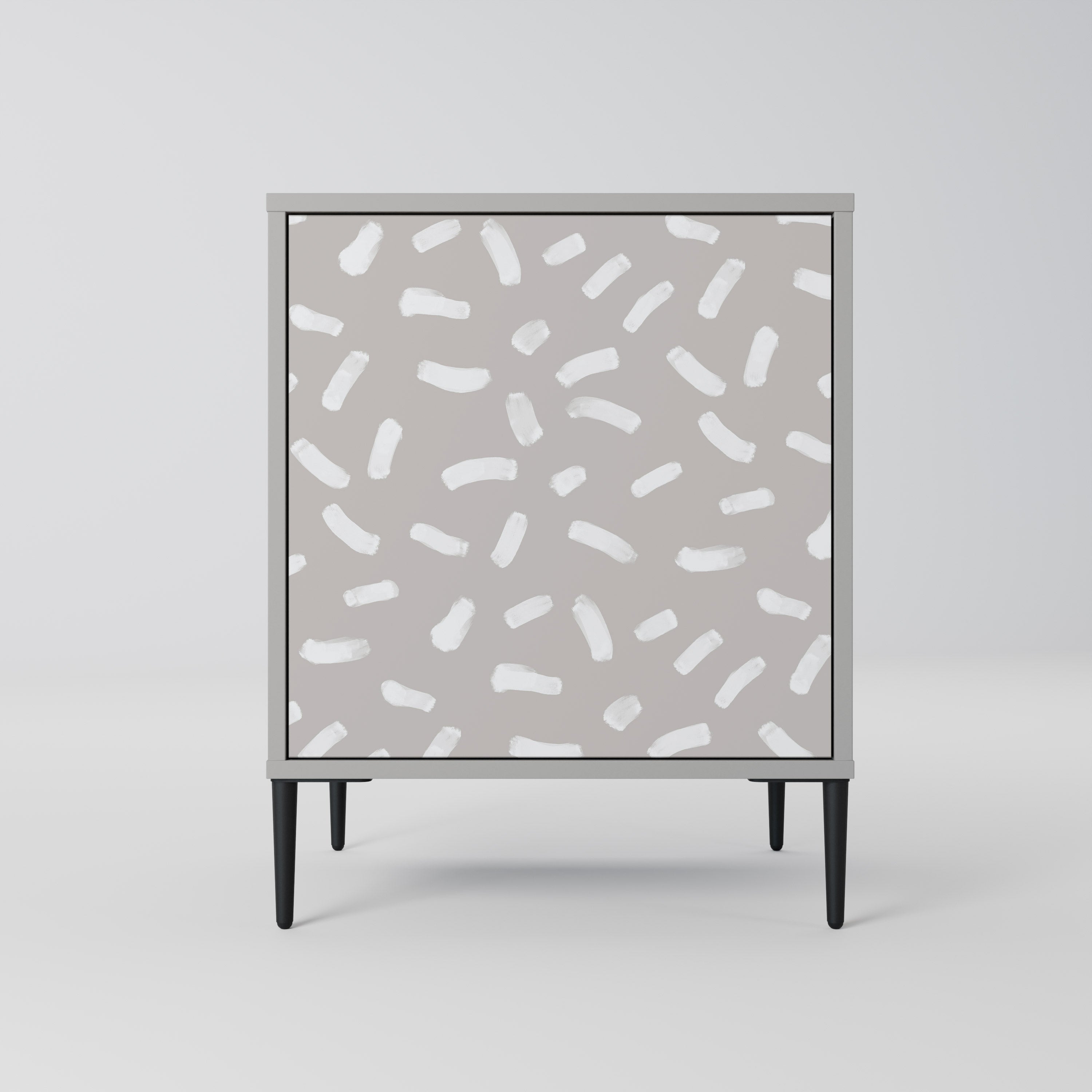 Aparador PASSING SECONDS de 1 puerta en acabado gris