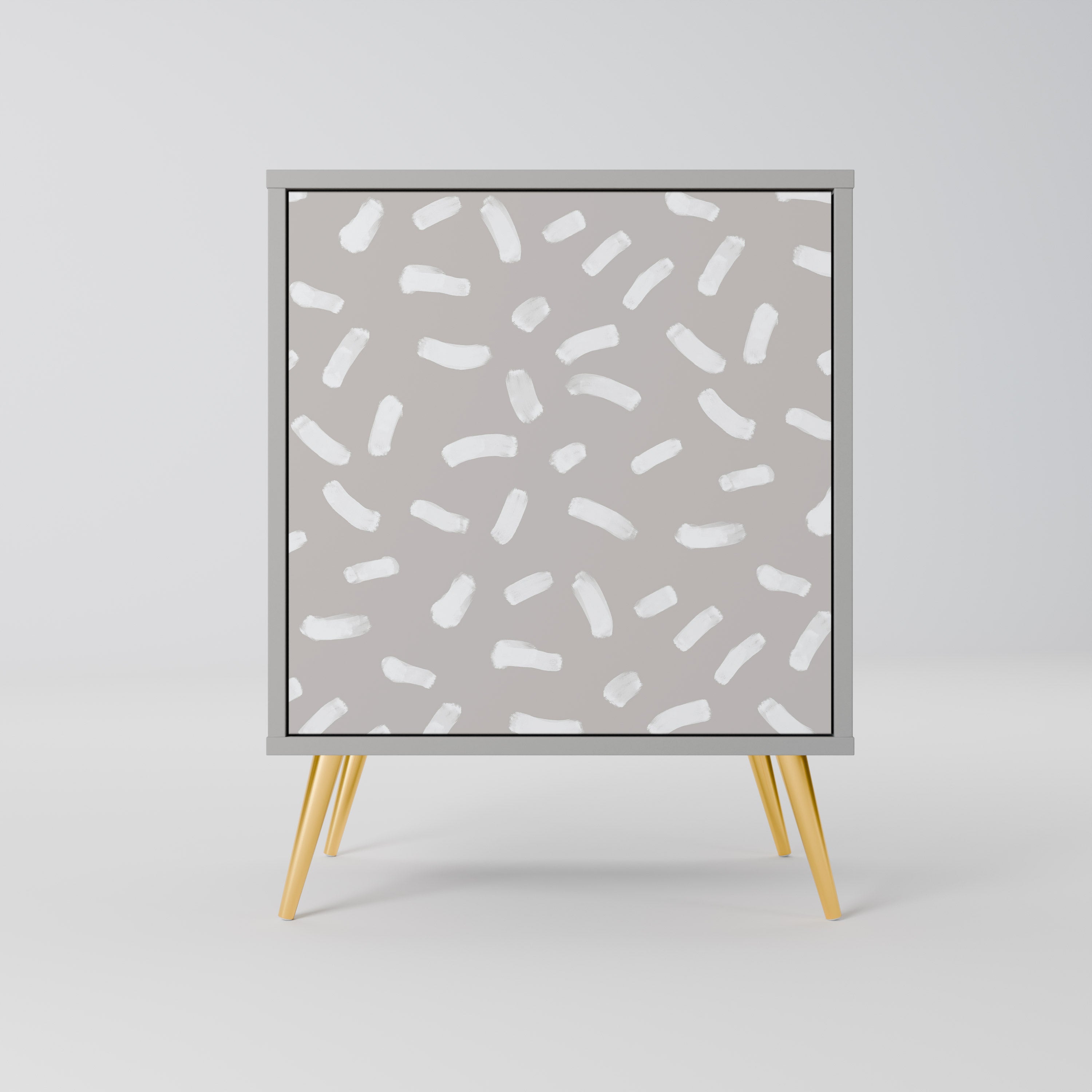 Aparador PASSING SECONDS de 1 puerta en acabado gris