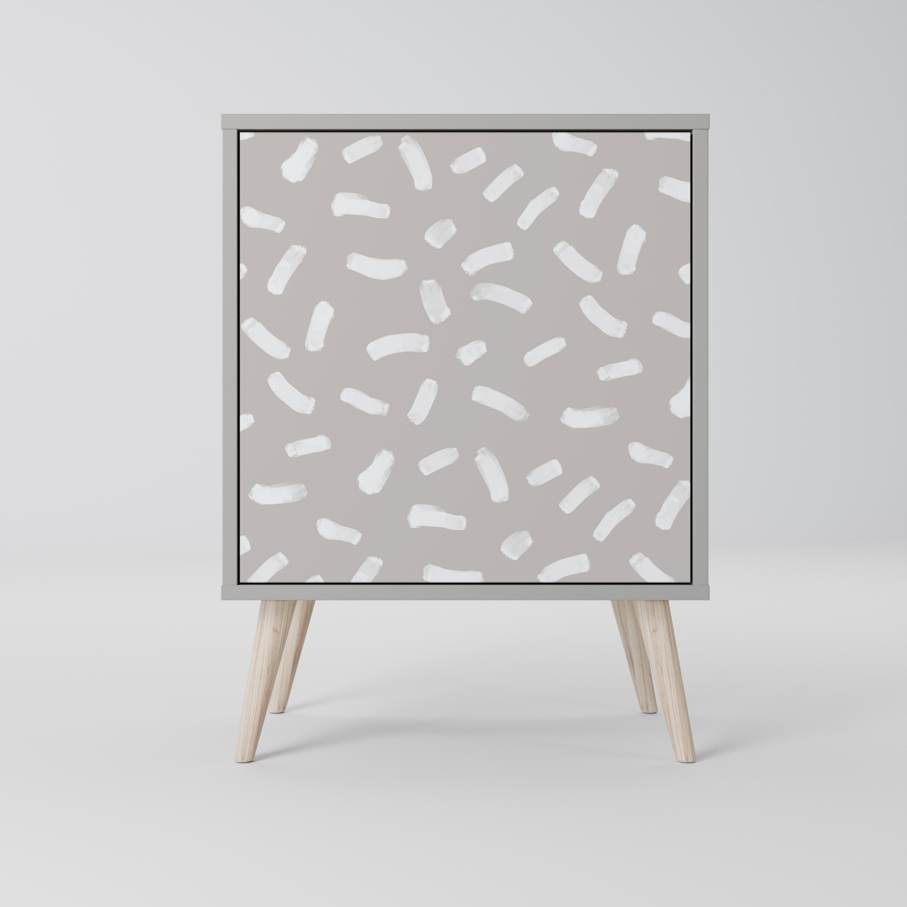 Aparador PASSING SECONDS de 1 puerta en acabado gris