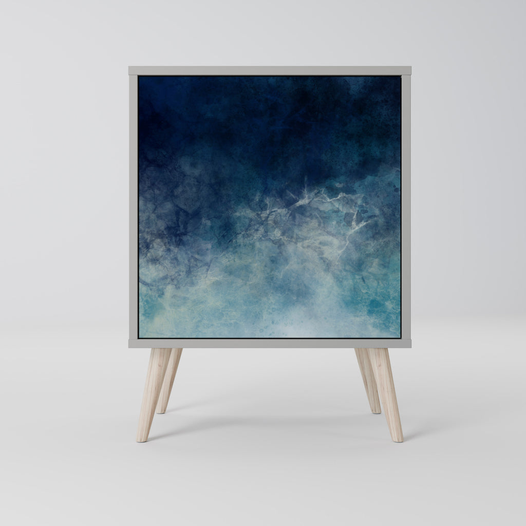 Aparador CELESTIAL FALL de 1 puerta en acabado gris