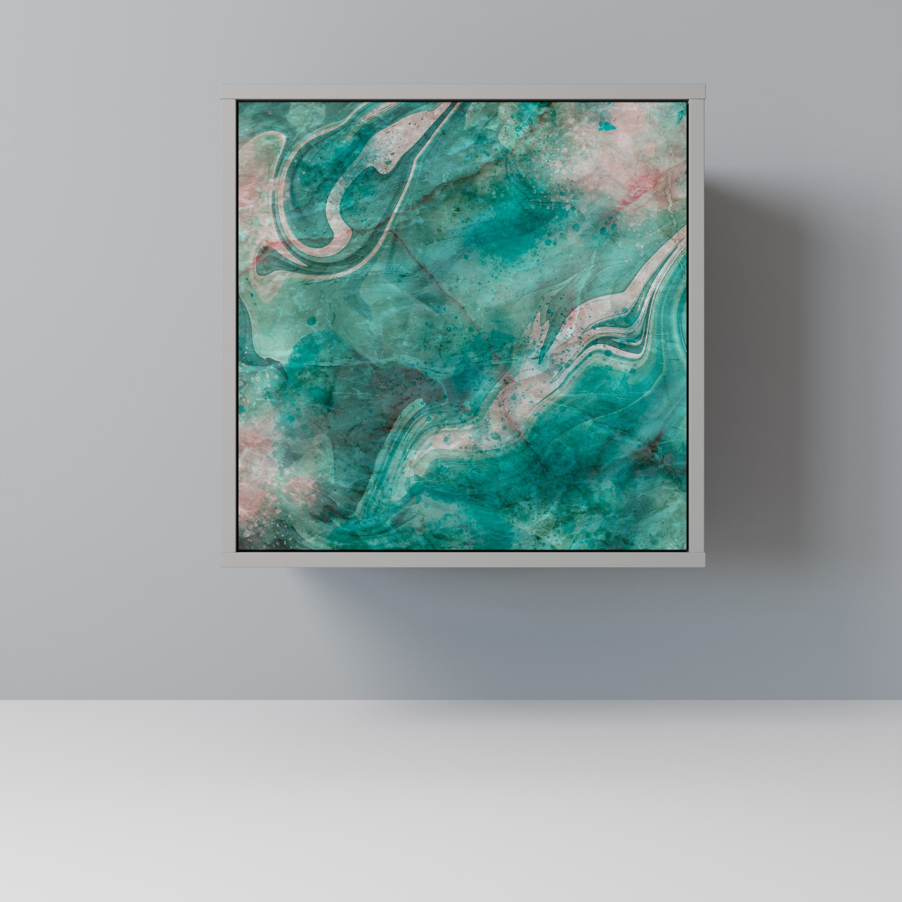 Aparador ABSTRACT ALCHEMY de 1 puerta en acabado gris