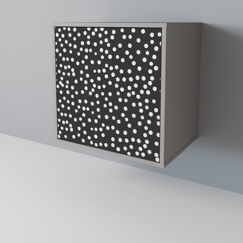 BLINDING LIGHTS 1-Door Sideboard in Grey Finish